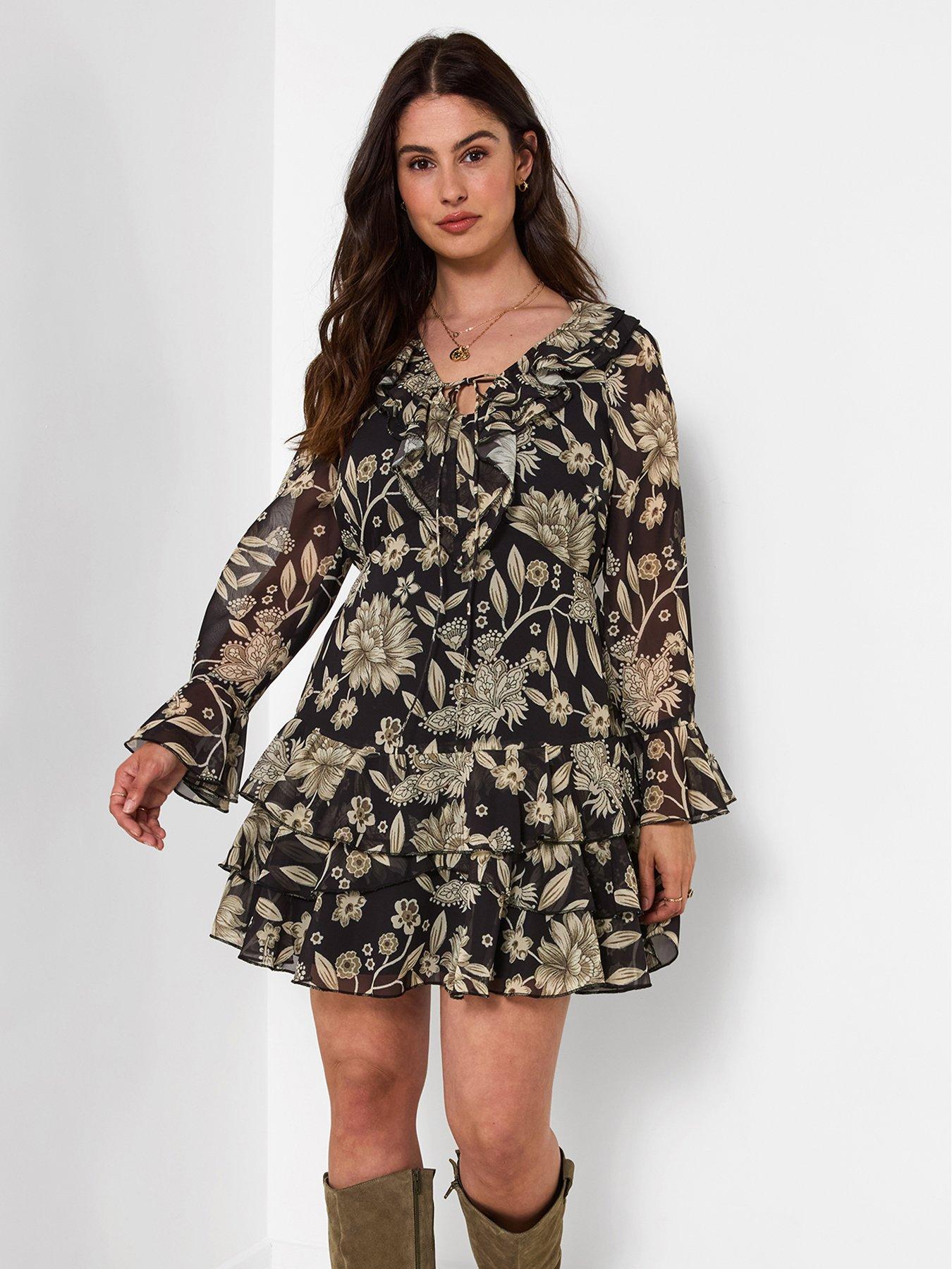 Joe Browns Frill Detail Mini Dress