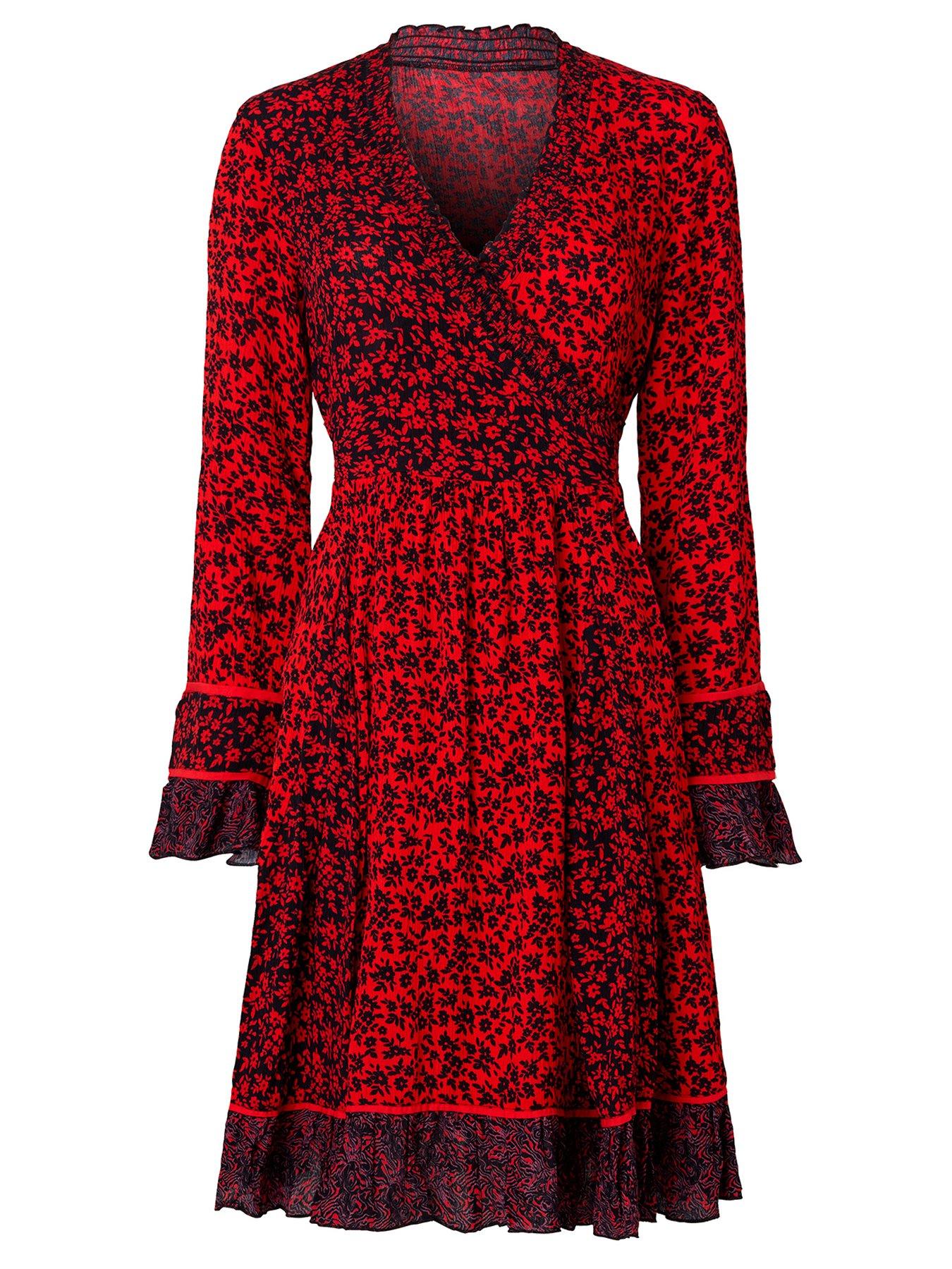 Image 5 of 5 of Joe Browns Ditsy Floral Wrap Front Dress