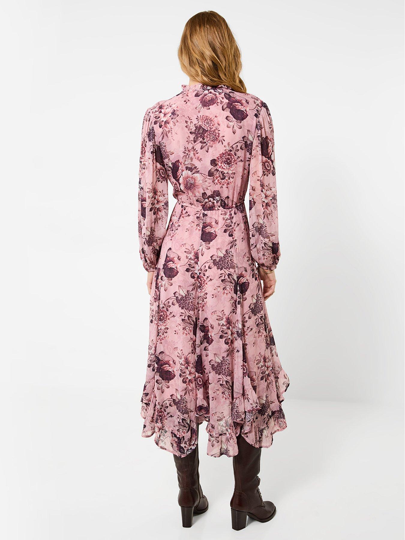 Image 2 of 7 of Joe Browns Elegant Florals Frill Hem Midi Dress