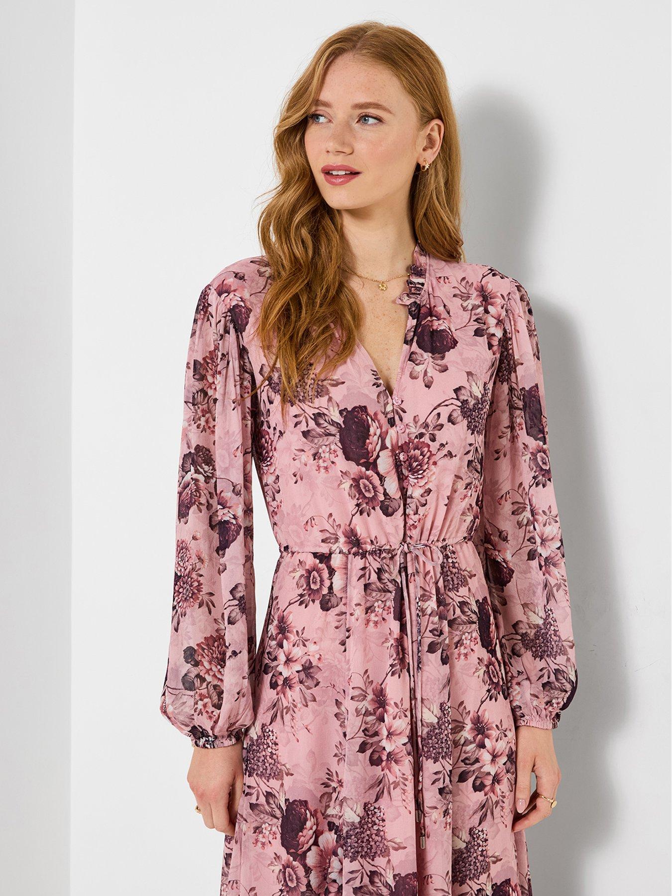 Image 5 of 7 of Joe Browns Elegant Florals Frill Hem Midi Dress