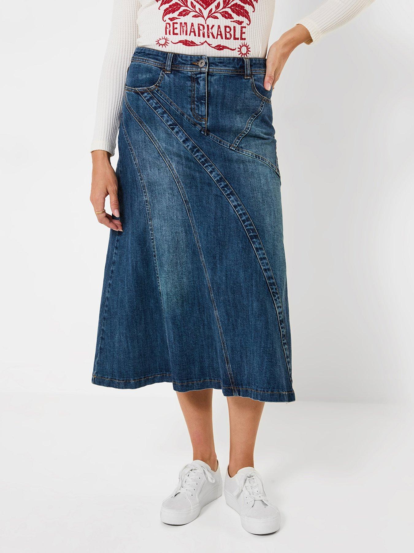 Joe Browns Denim 90s Midi Skirt