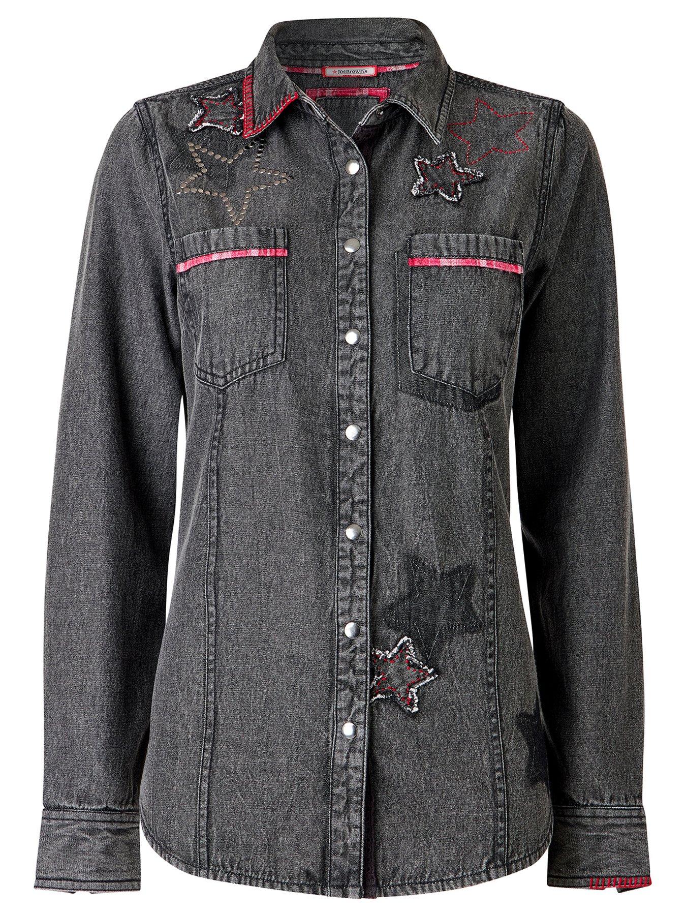 Image 5 of 6 of Joe Browns Roxy Denim Shirt With Embroidered Star Detailing
