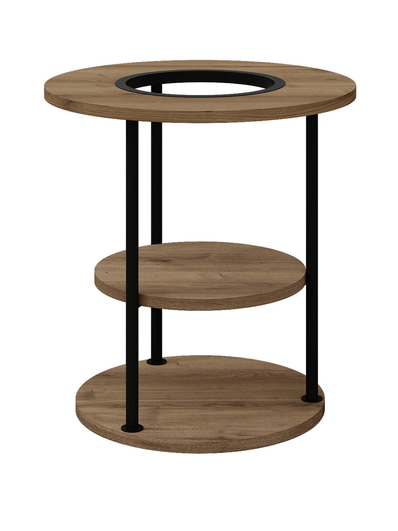 Image 2 of 7 of Decortie Grova Round&nbsp;Side Table