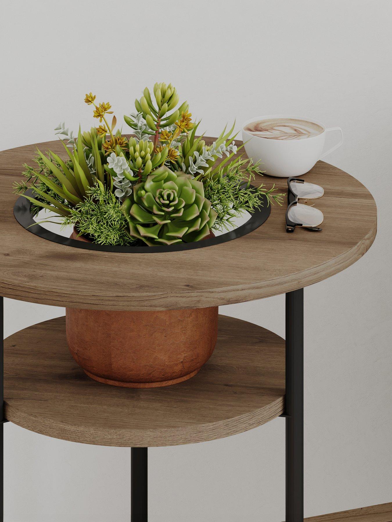 Image 4 of 7 of Decortie Grova Round&nbsp;Side Table