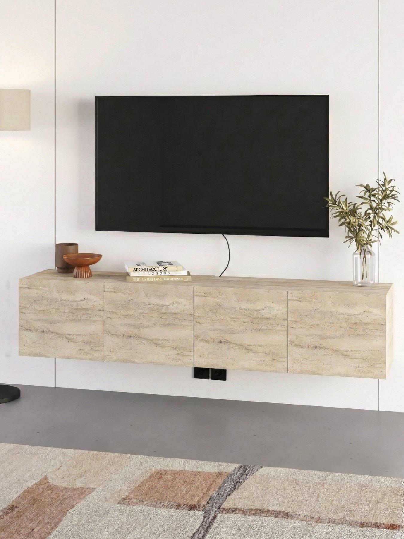 Image 1 of 6 of Decortie Combe Wall Mounted Tv Unit