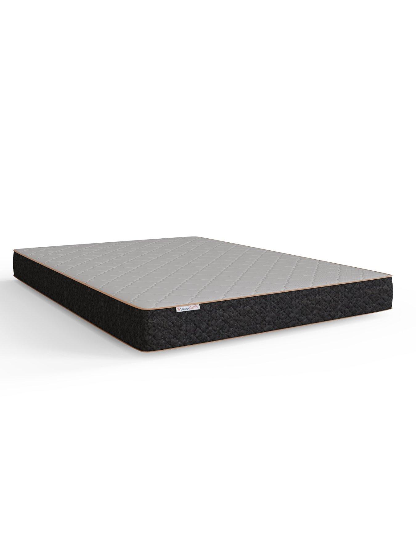 Image 5 of 7 of GFW Cloe Velvet Ottoman Bed with Sleepycastle Mattress Options (Buy &amp; SAVE!) - Natural/Black