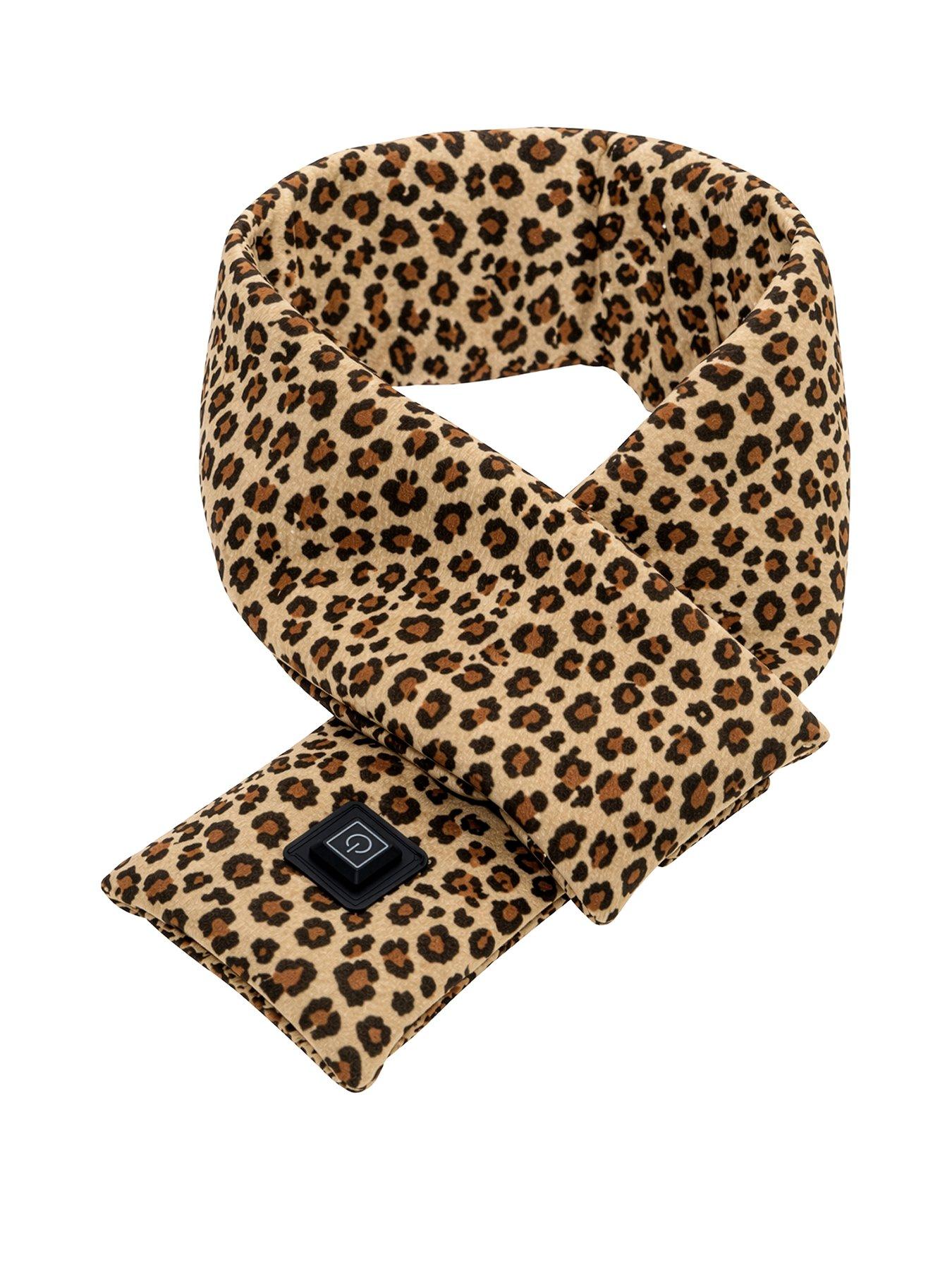 Image 2 of 7 of Carmen Heated Neck Scarf Leopard