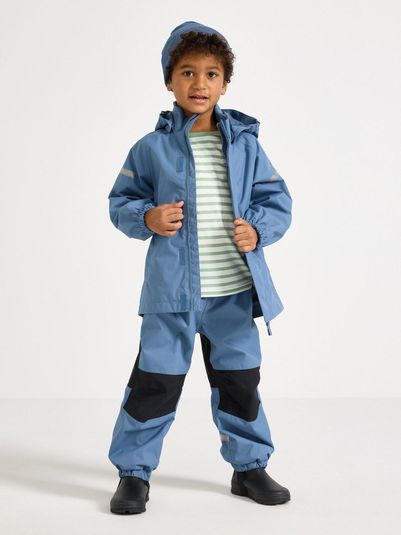 Image 1 of 4 of Lindex Boys Shell Jacket - Blue