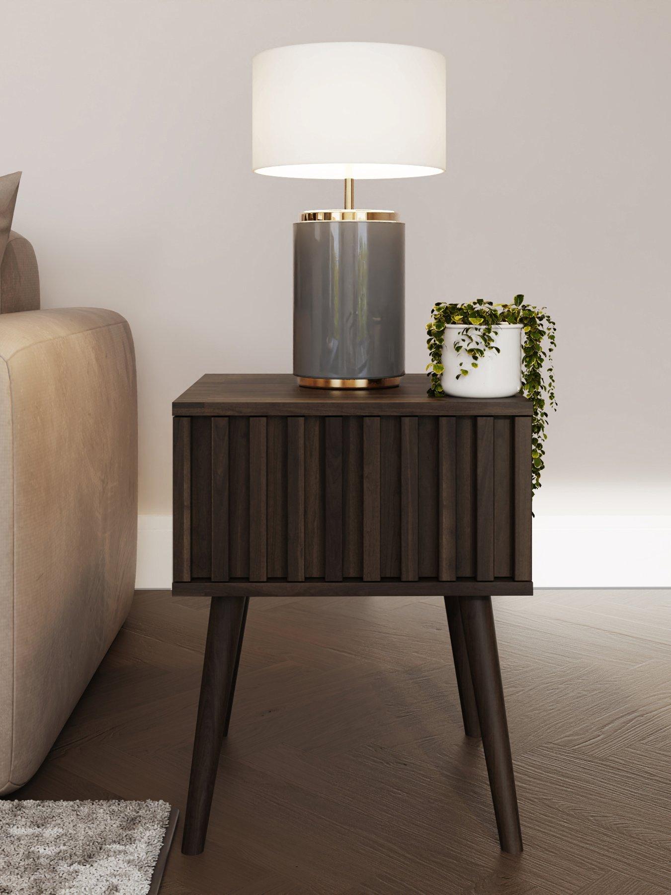 GFW Rowan Lamp Table Walnut