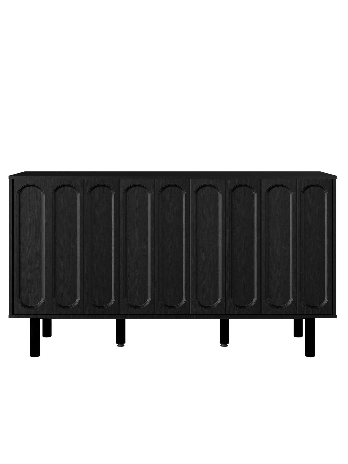 Image 4 of 7 of GFW Rio Large Sideboard Black