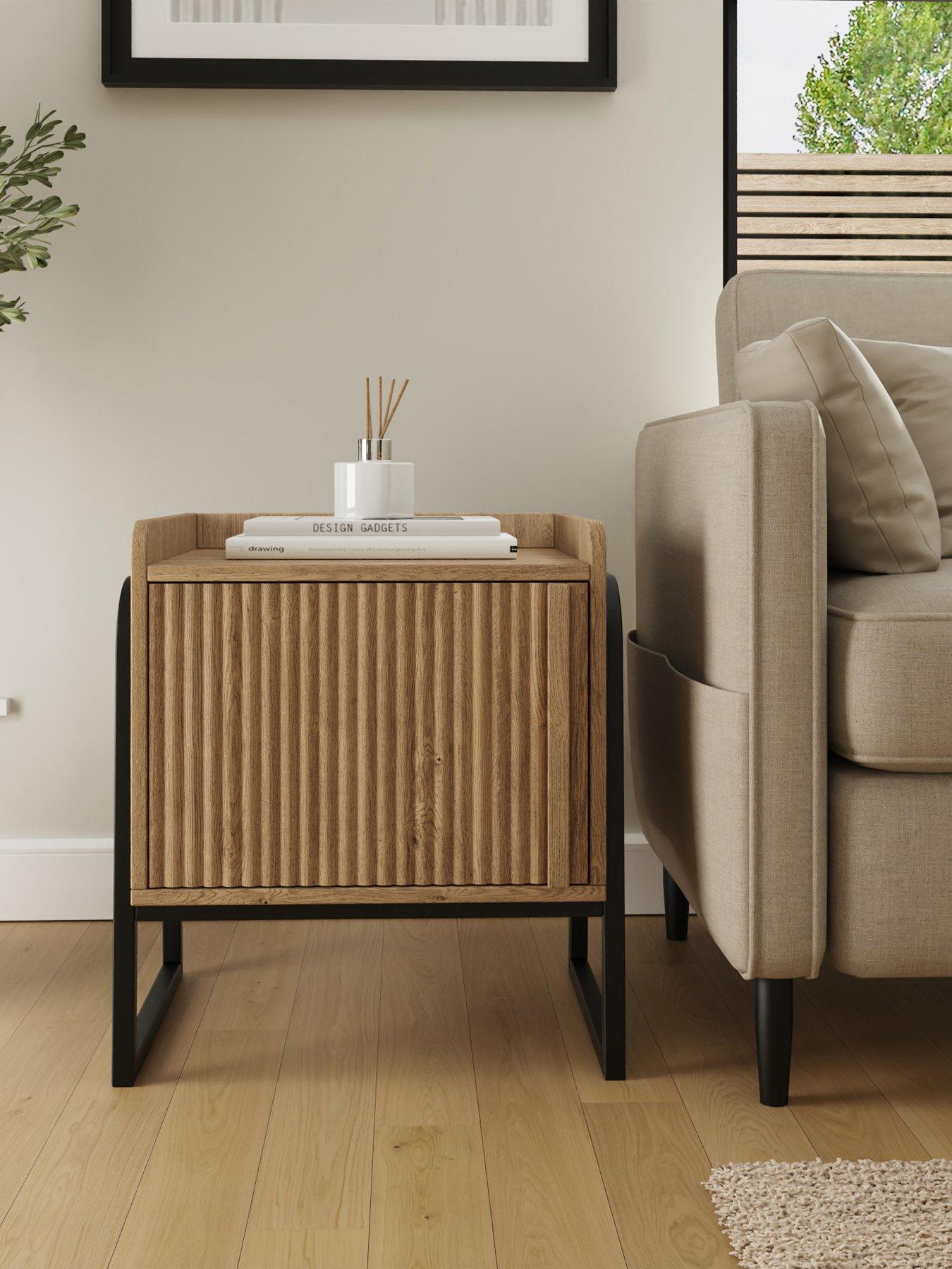 GFW Octavia Lamp Table Oak