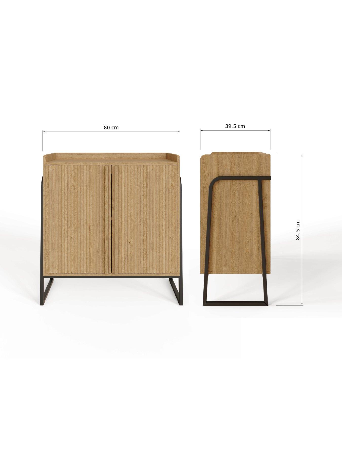 Image 7 of 7 of GFW Octavia Compact Sideboard Oak