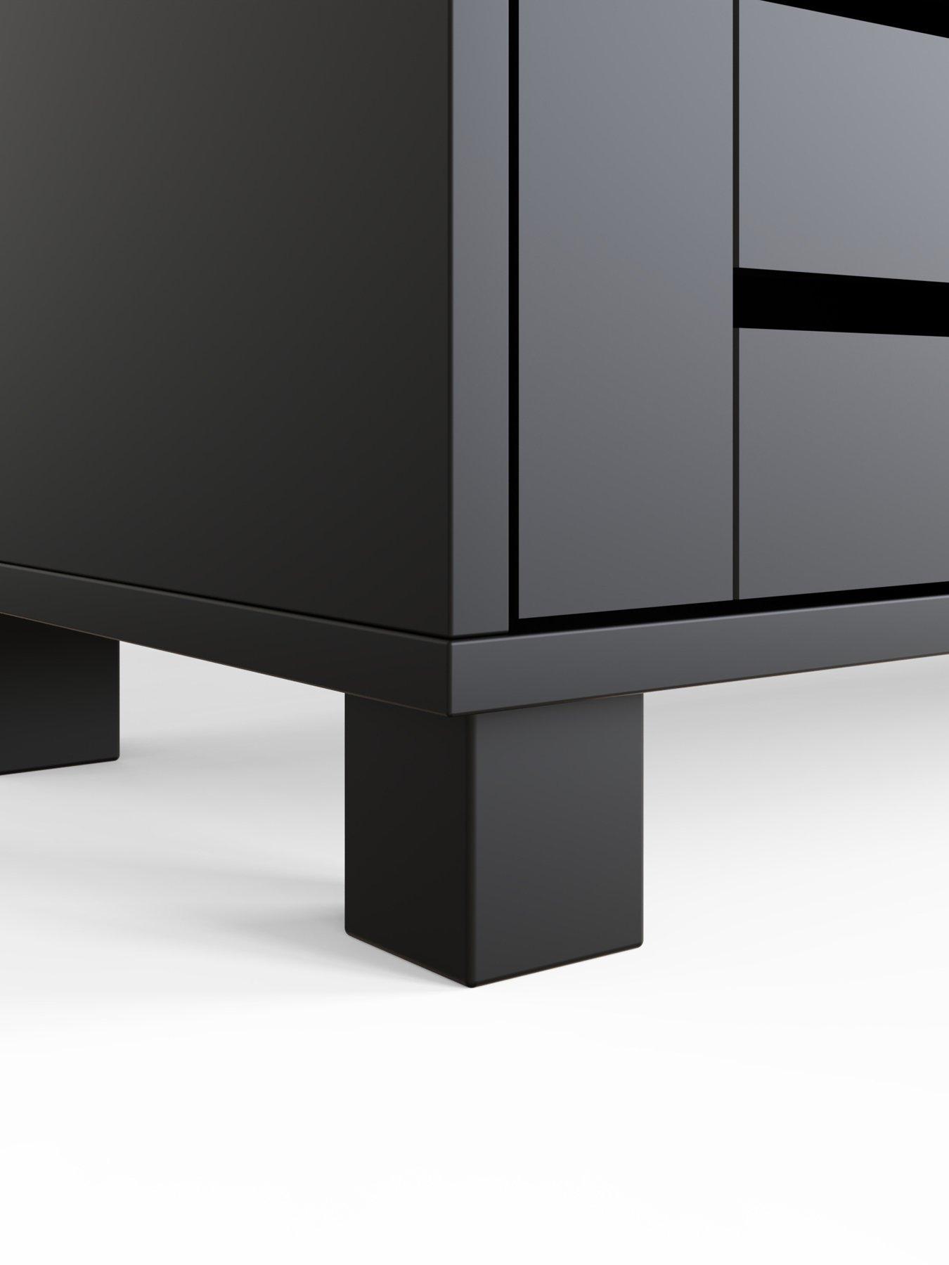 Image 6 of 7 of GFW Bodie Shoe Cabinet Black - FSC&reg; Certified