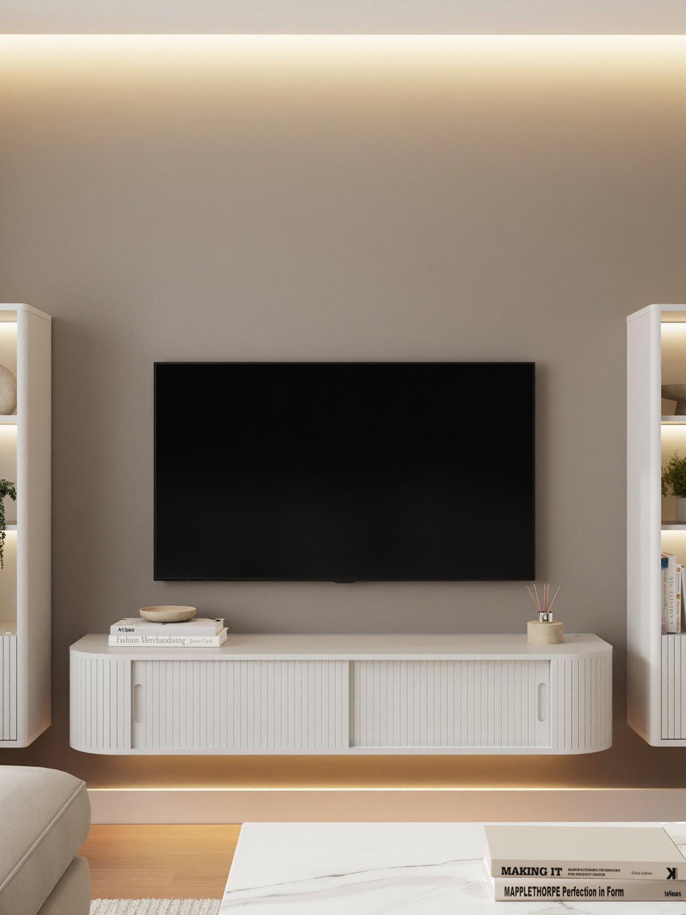 Image 1 of 6 of GFW Mateo 150cm 3pc Kit (tv And 2 X Shelf)