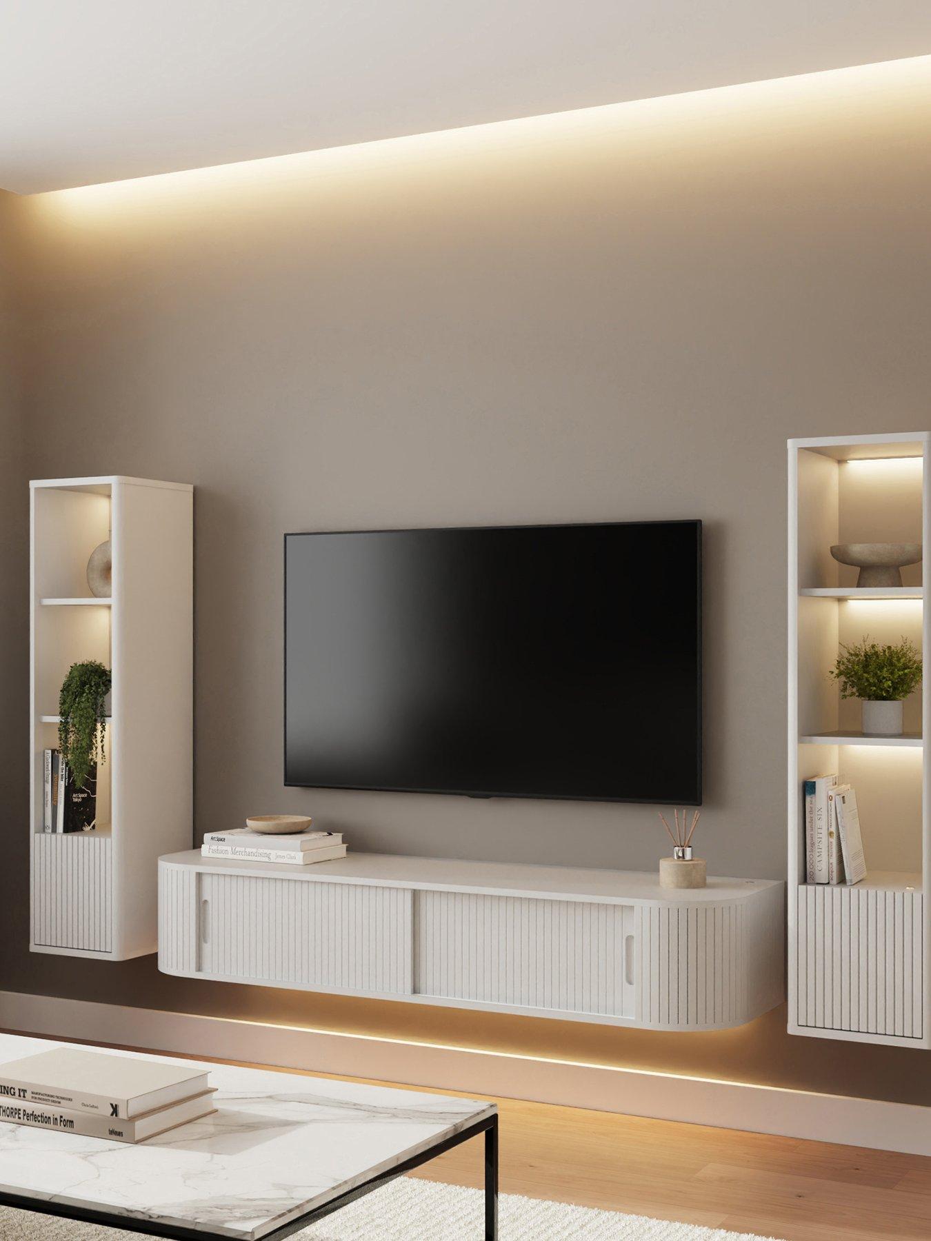 Image 2 of 6 of GFW Mateo 150cm 3pc Kit (tv And 2 X Shelf)