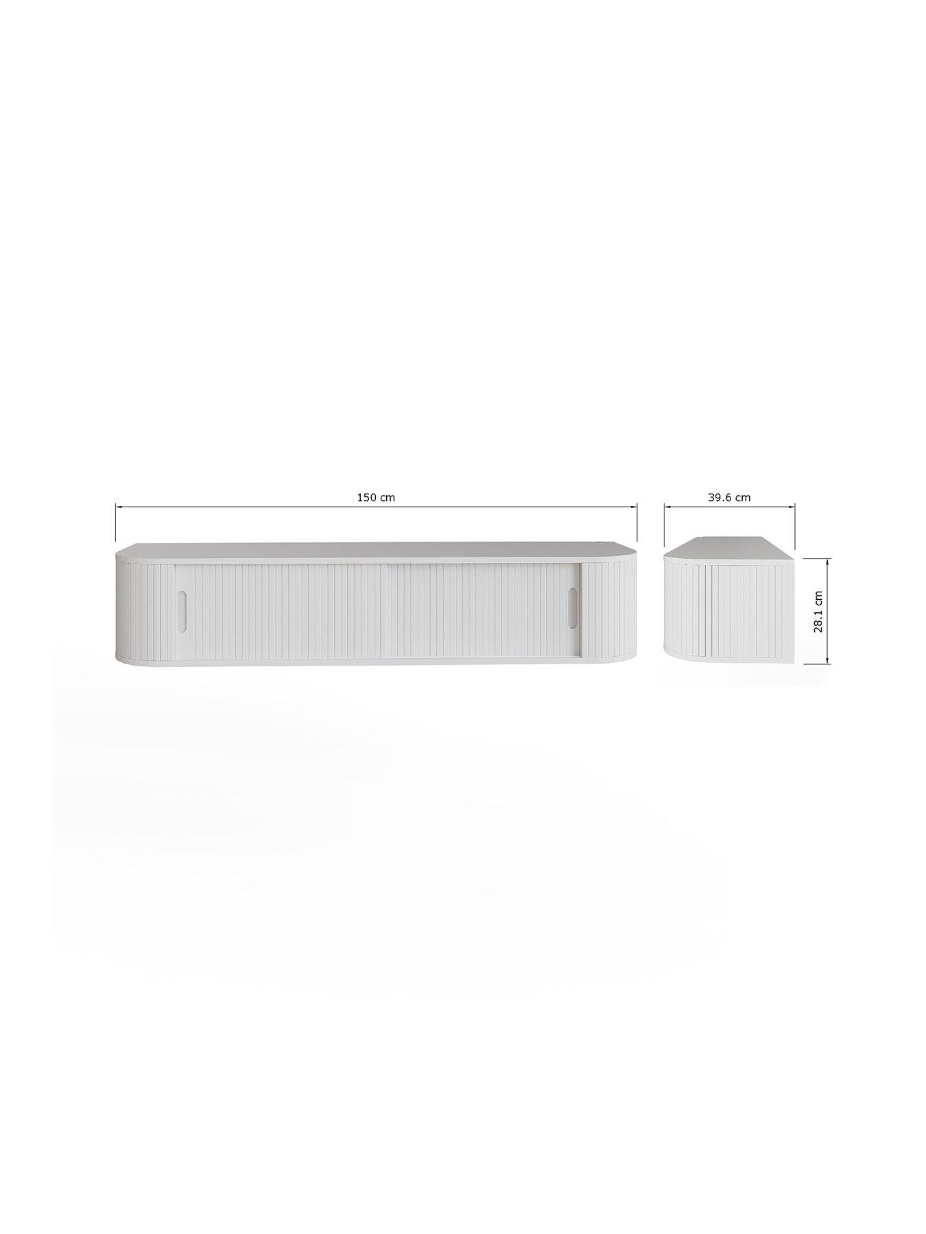 Image 6 of 6 of GFW Mateo 150cm 3pc Kit (tv And 2 X Shelf)