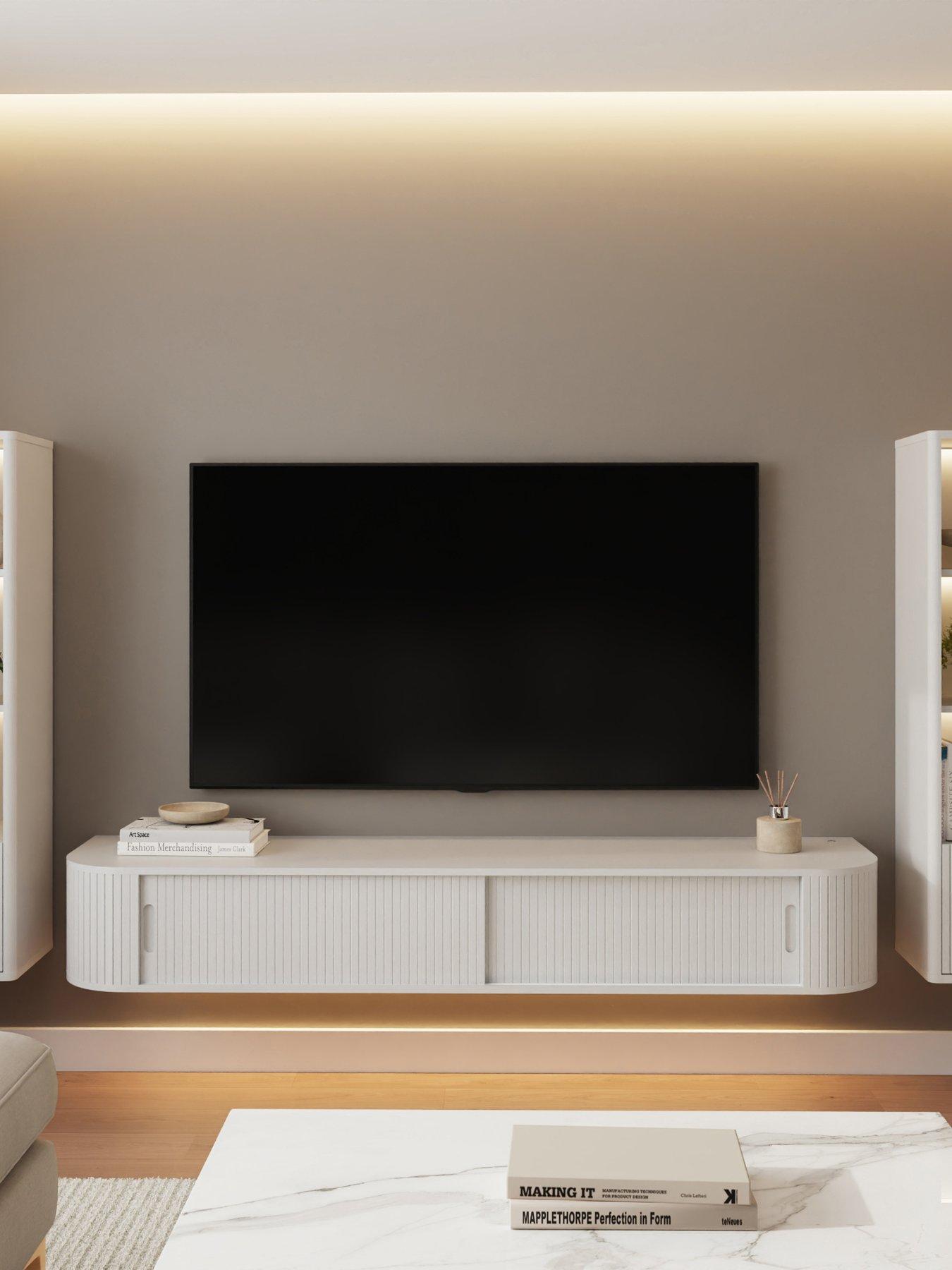 Image 1 of 6 of GFW Mateo 180cm 3pc Kit (tv And 2 X Shelf)
