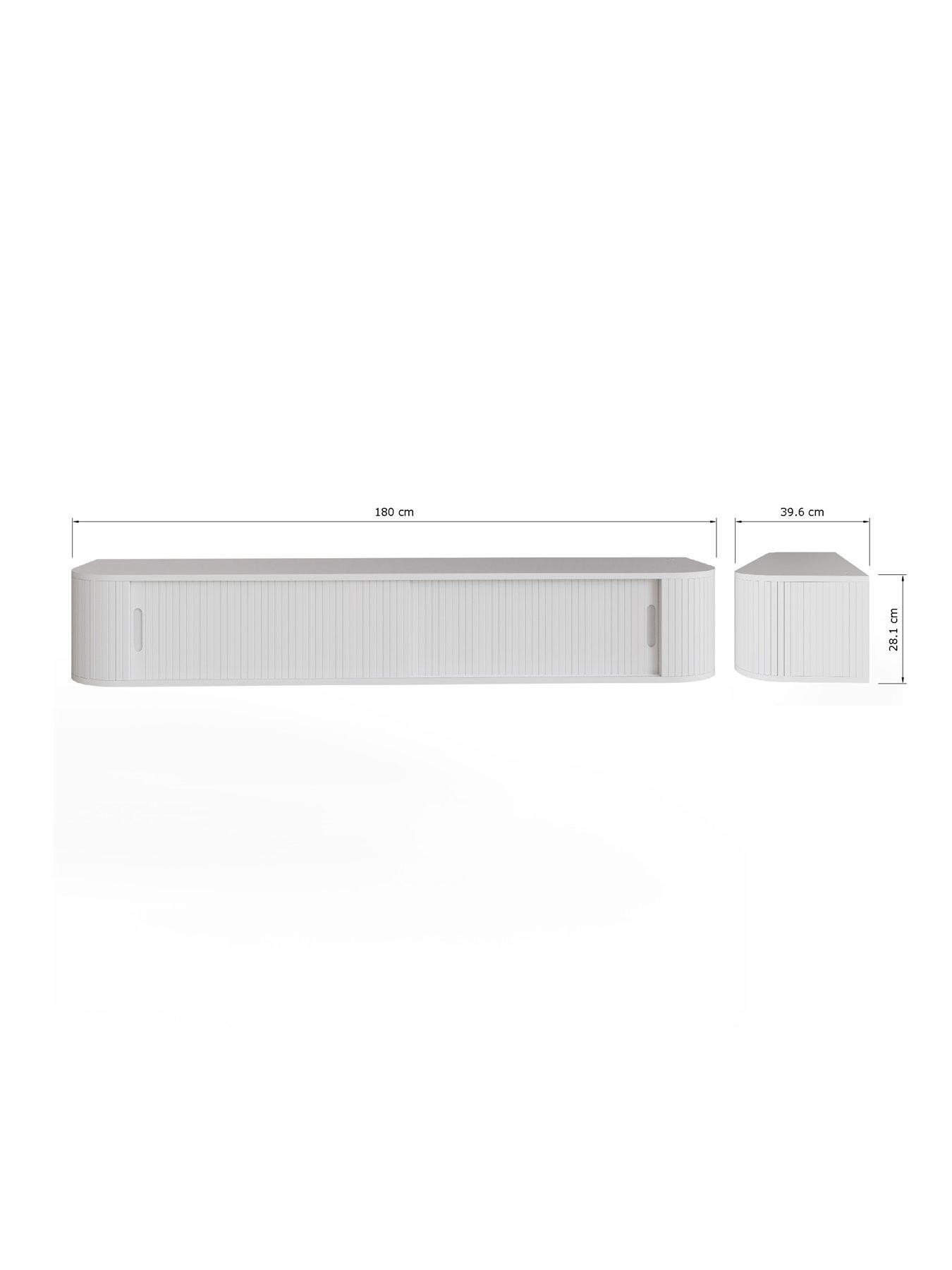 Image 6 of 6 of GFW Mateo 180cm 3pc Kit (tv And 2 X Shelf)