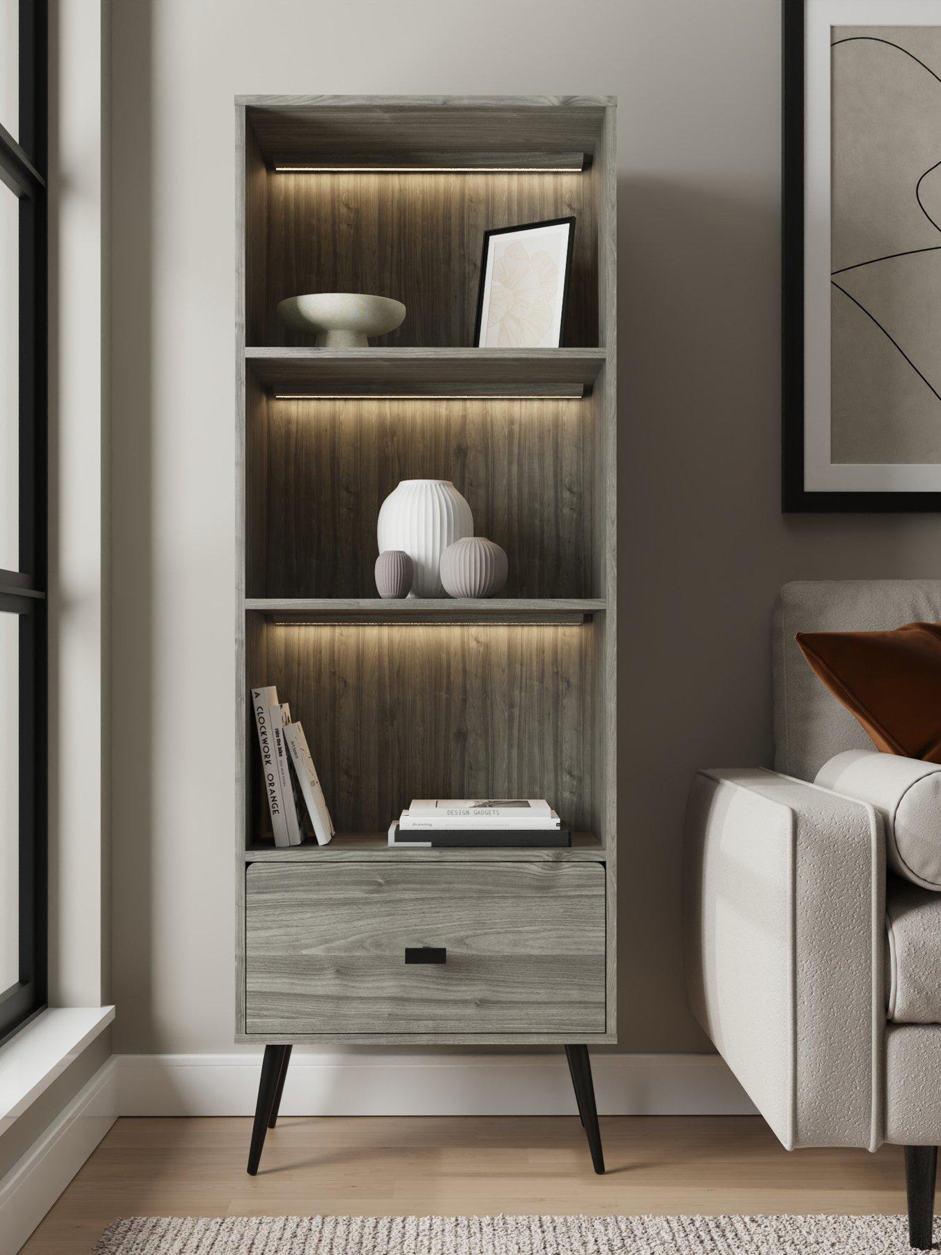 Image 1 of 7 of GFW Amos Wide Display Unit Grey