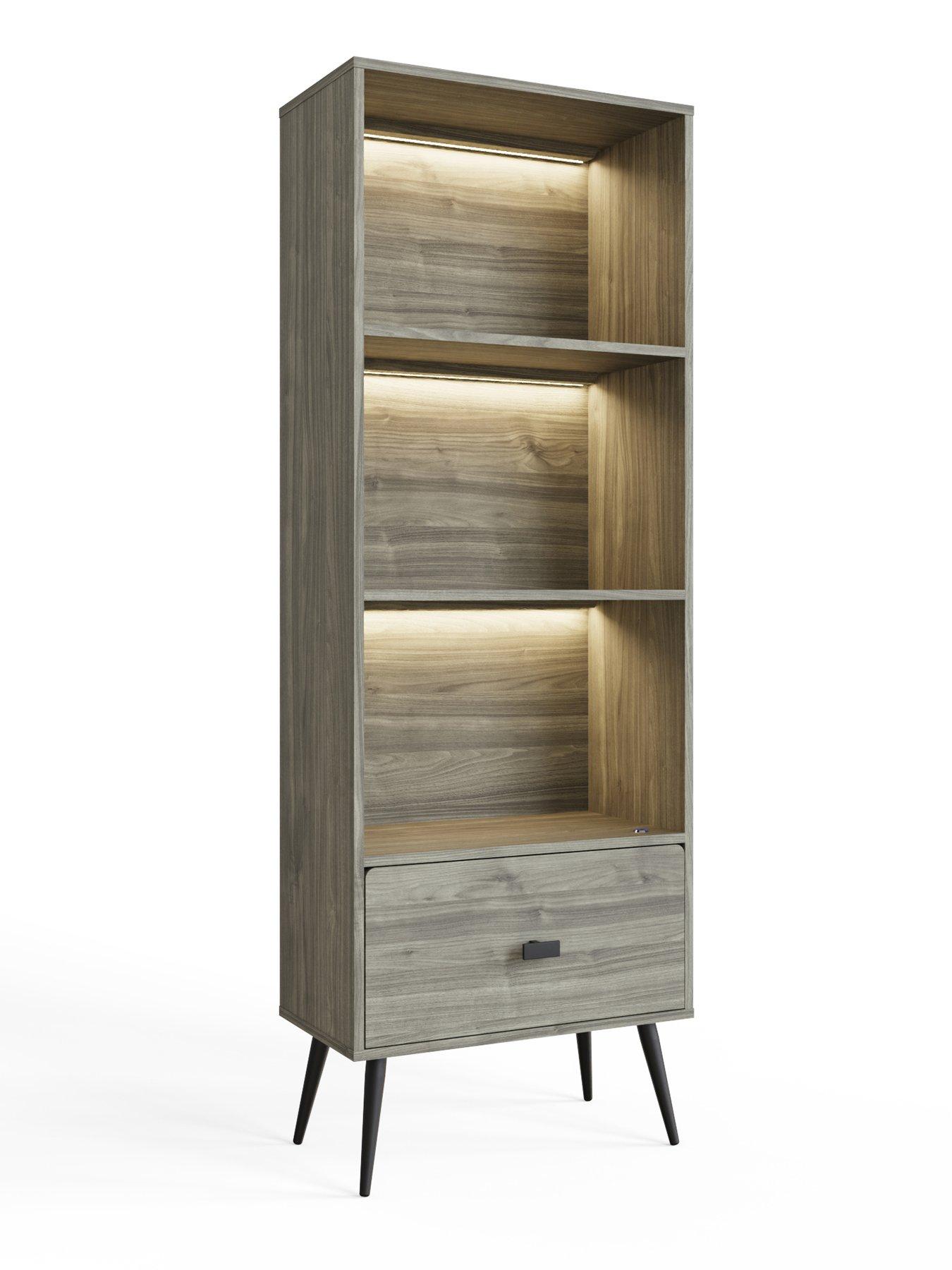 Image 3 of 7 of GFW Amos Wide Display Unit Grey