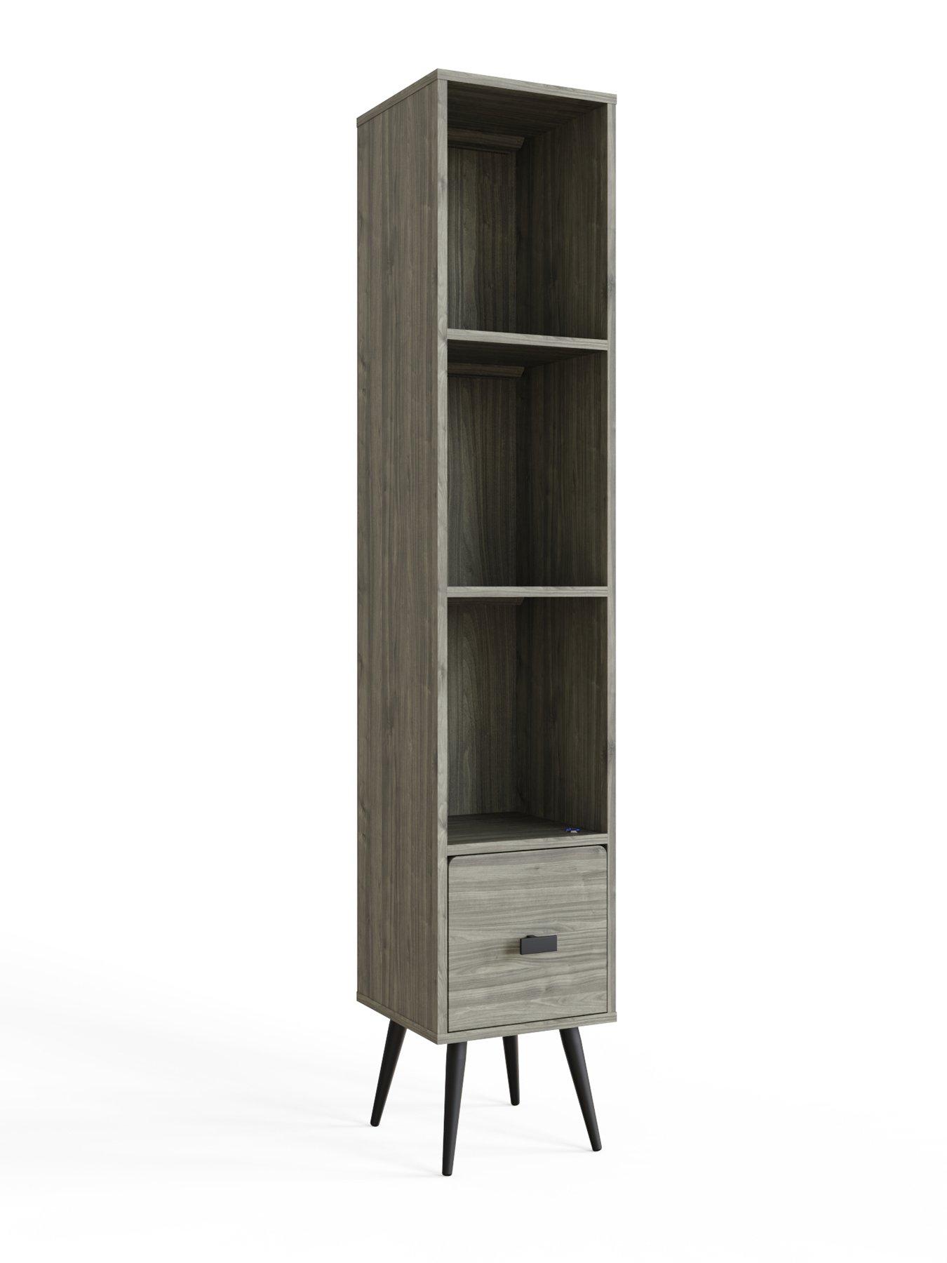 Image 5 of 7 of GFW Amos Narrow Display Unit Grey