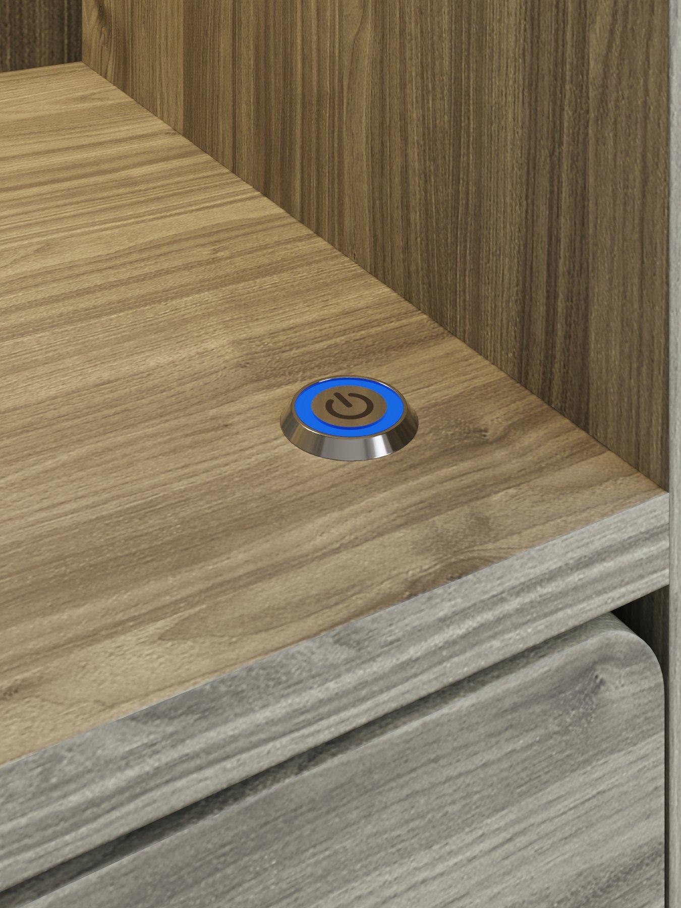 Image 6 of 7 of GFW Amos Narrow Display Unit Grey