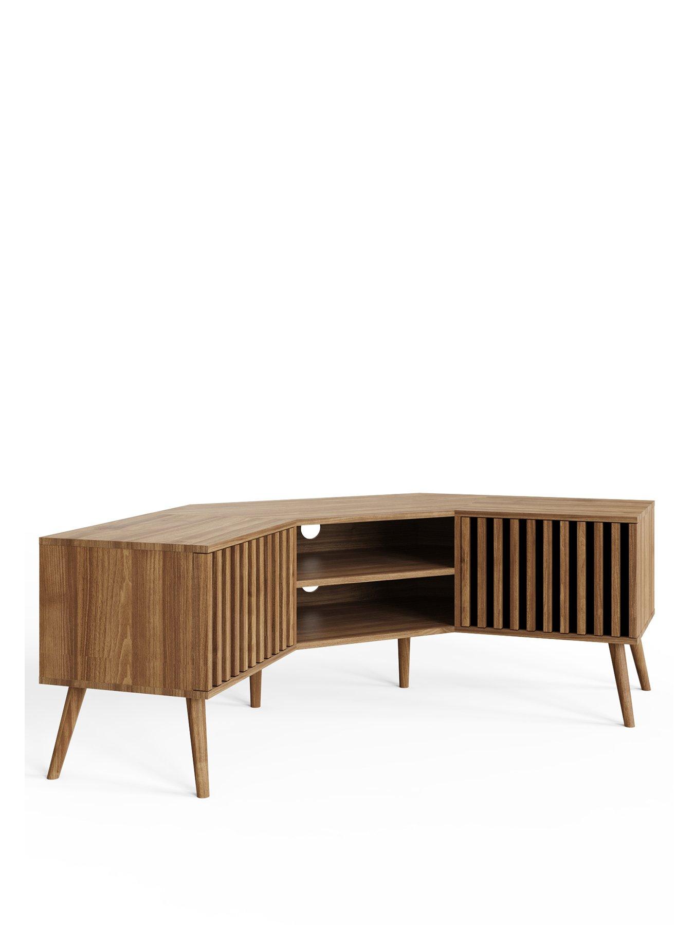 Image 2 of 7 of GFW Rowan Corner Tv Unit Oak