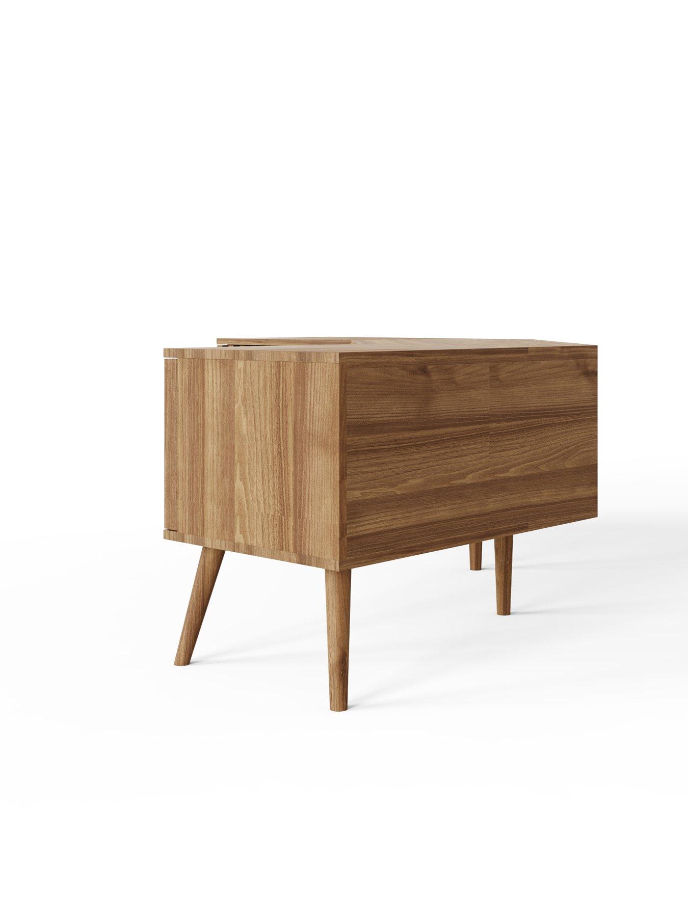 Image 6 of 7 of GFW Rowan Corner Tv Unit Oak