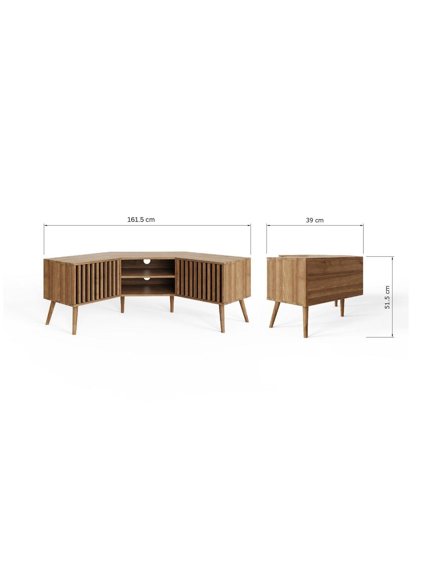 Image 7 of 7 of GFW Rowan Corner Tv Unit Oak