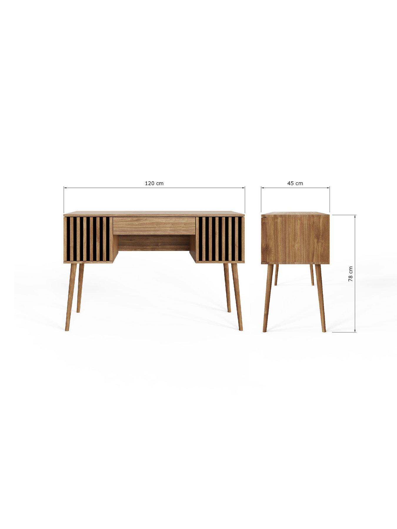 Image 7 of 7 of GFW Rowan Desk Oak
