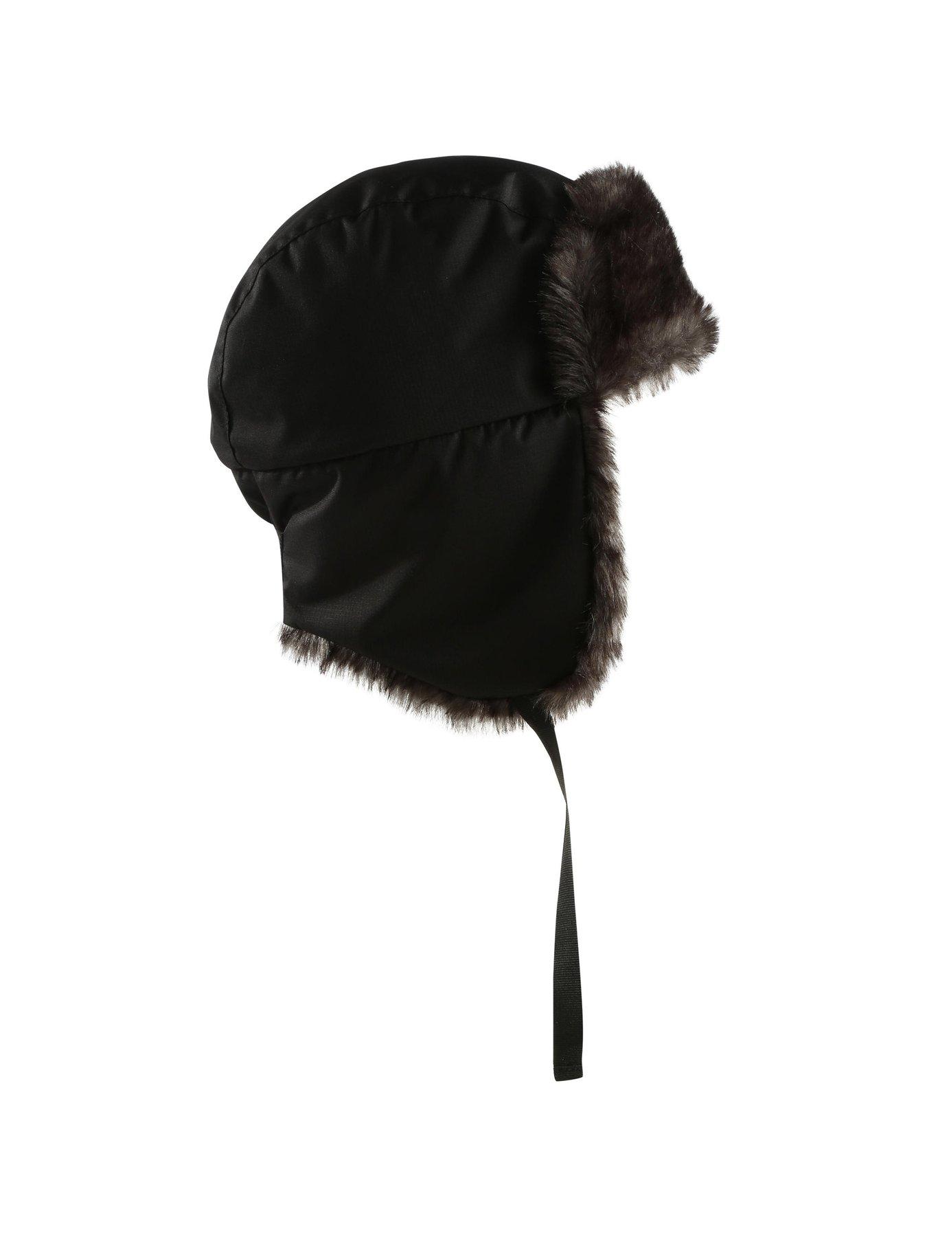 Image 3 of 6 of Decathlon Adult Unisex Firstheat Faux Fur Trim Ear Flap Chapka Hat - Black