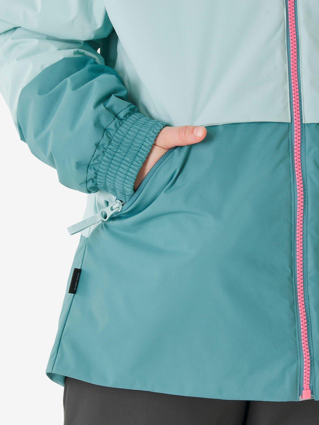 Image 4 of 7 of Decathlon Kids Ski Jacket 100 -turquoise