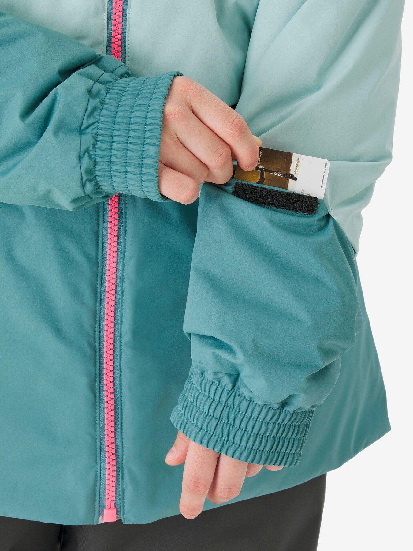 Image 5 of 7 of Decathlon Kids Ski Jacket 100 -turquoise