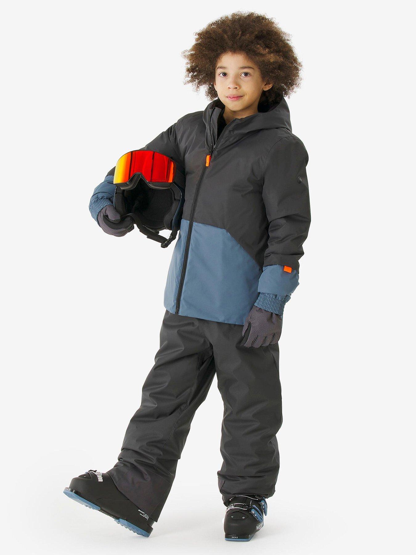 Image 2 of 6 of Decathlon Kids Ski Jacket 100 -grey