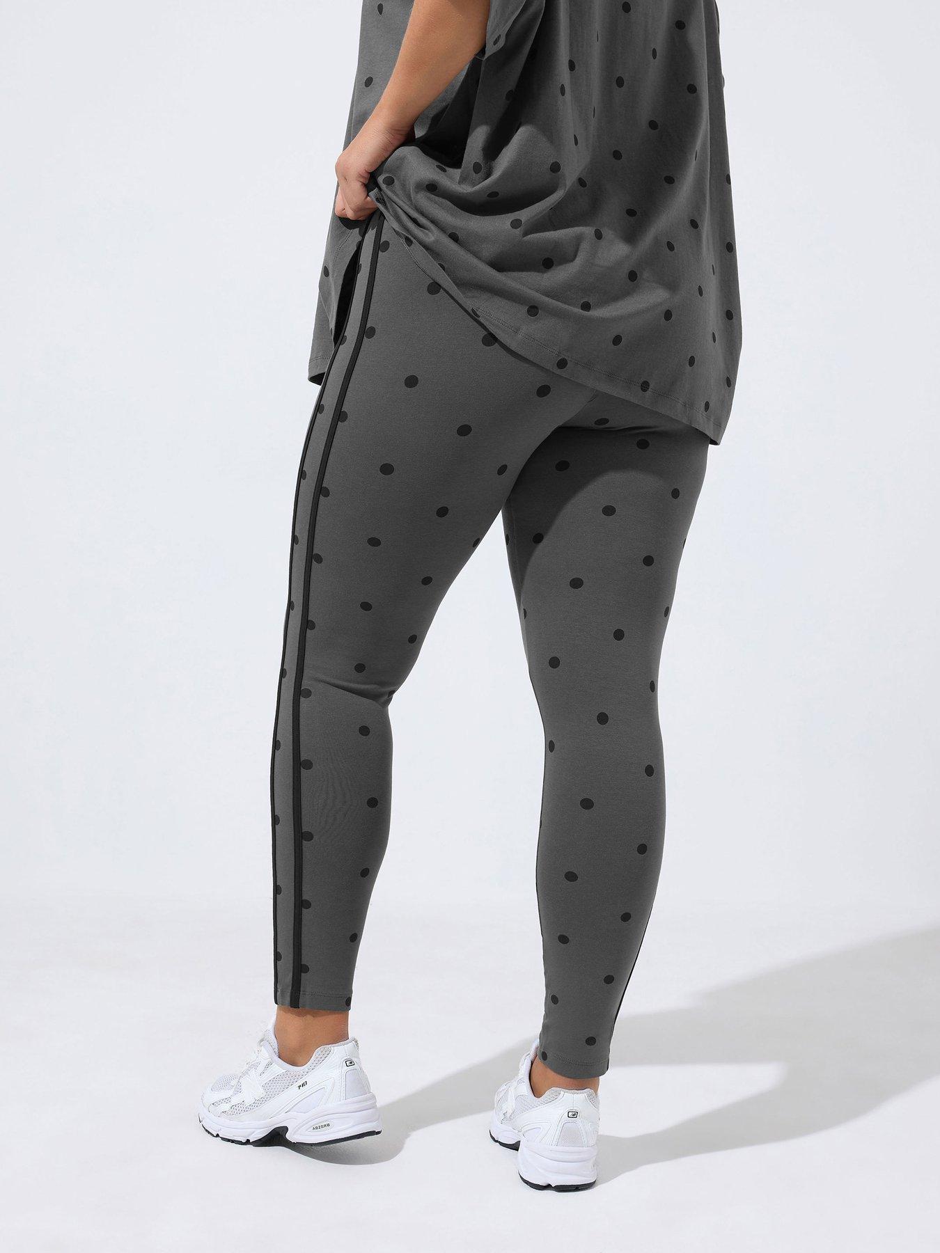 Image 2 of 4 of Yours Curve Polka Dot Active Legging