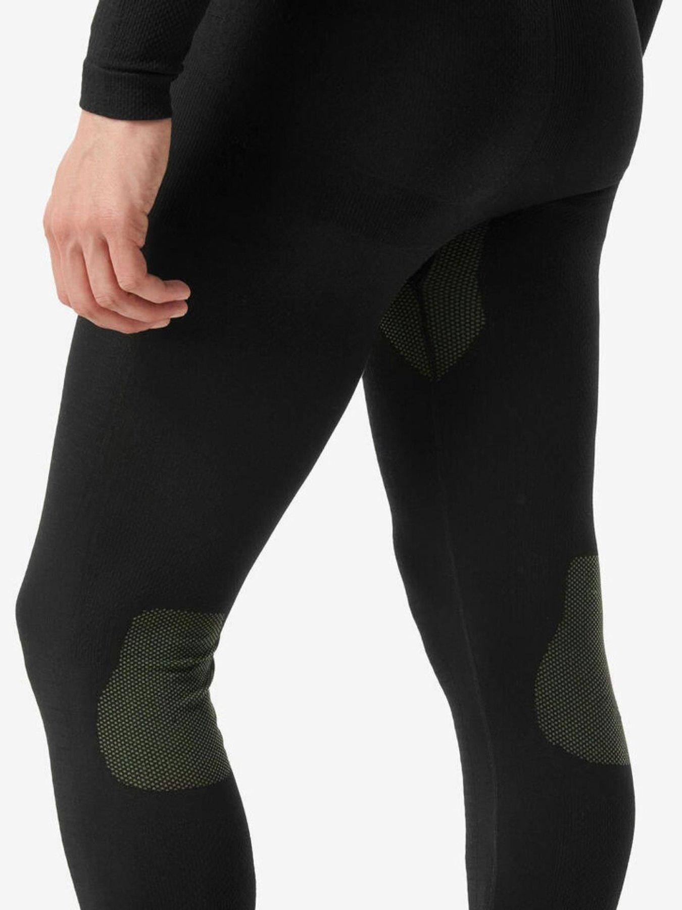 Image 5 of 5 of Decathlon Mens SKI 500 Soft Seamless Base Layer Bottoms - Black