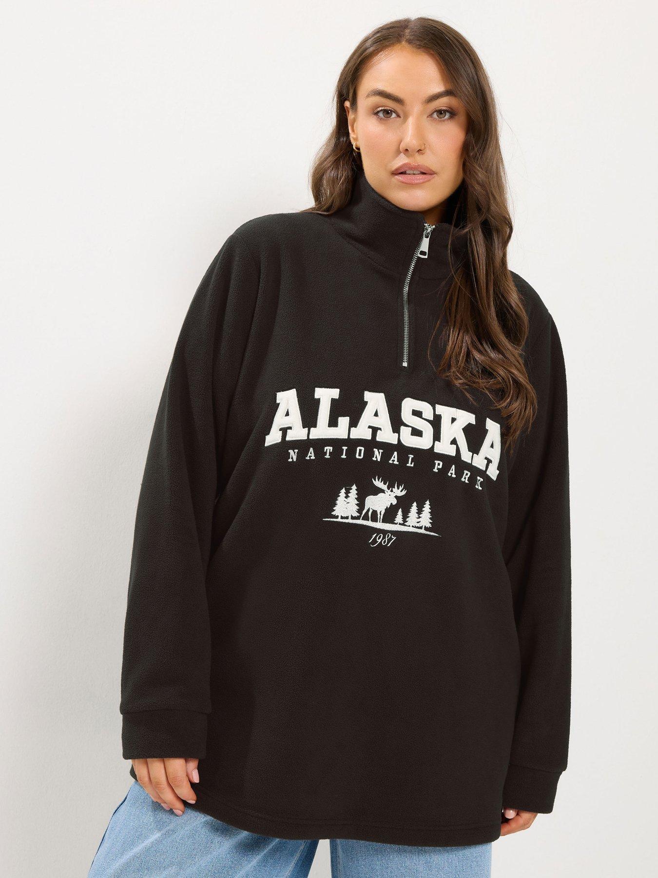 Yours Curve Half Zip Fleece