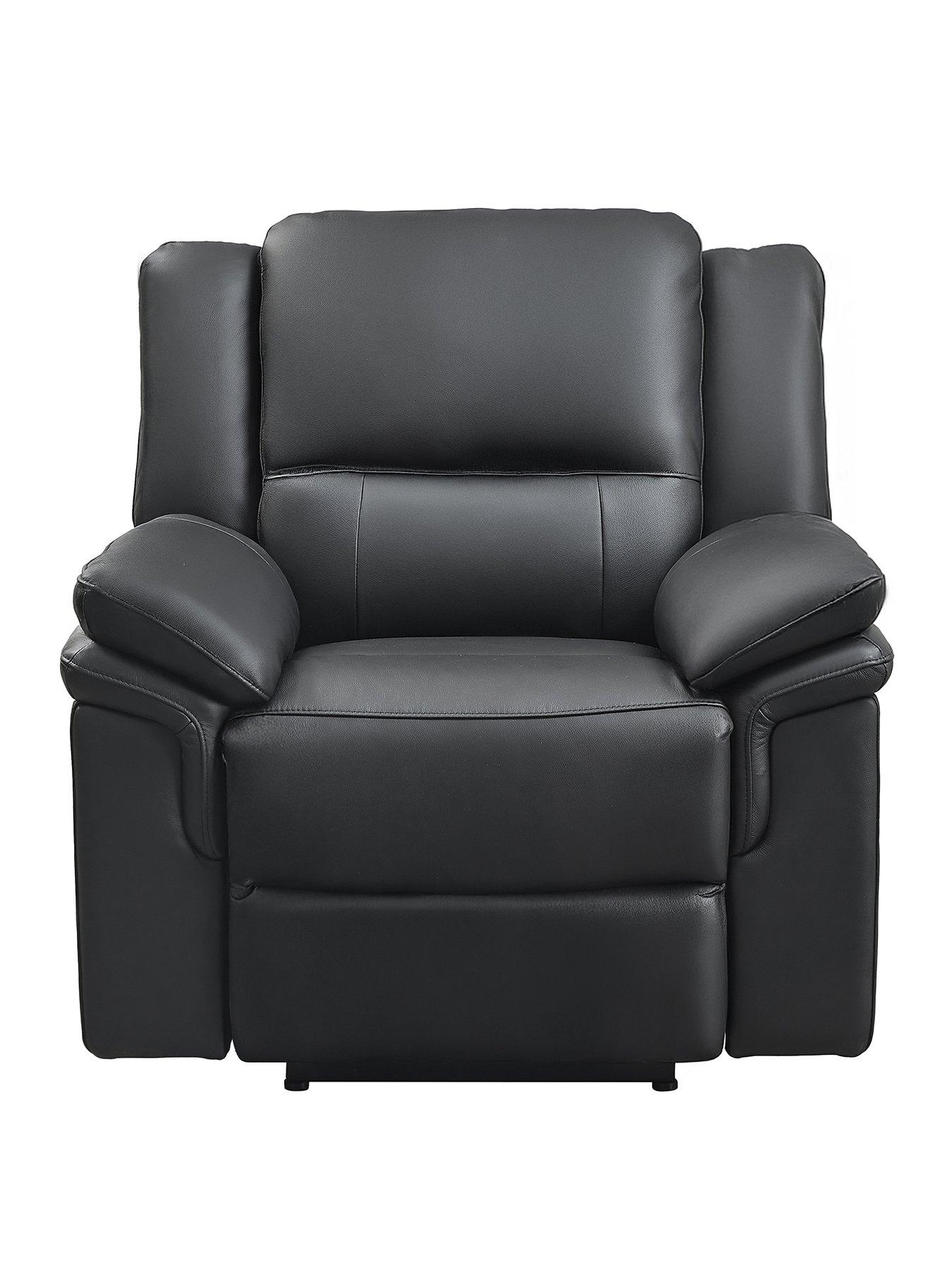 Image 2 of 5 of The Very Collection Osaka Leather Power Recliner Armchair
