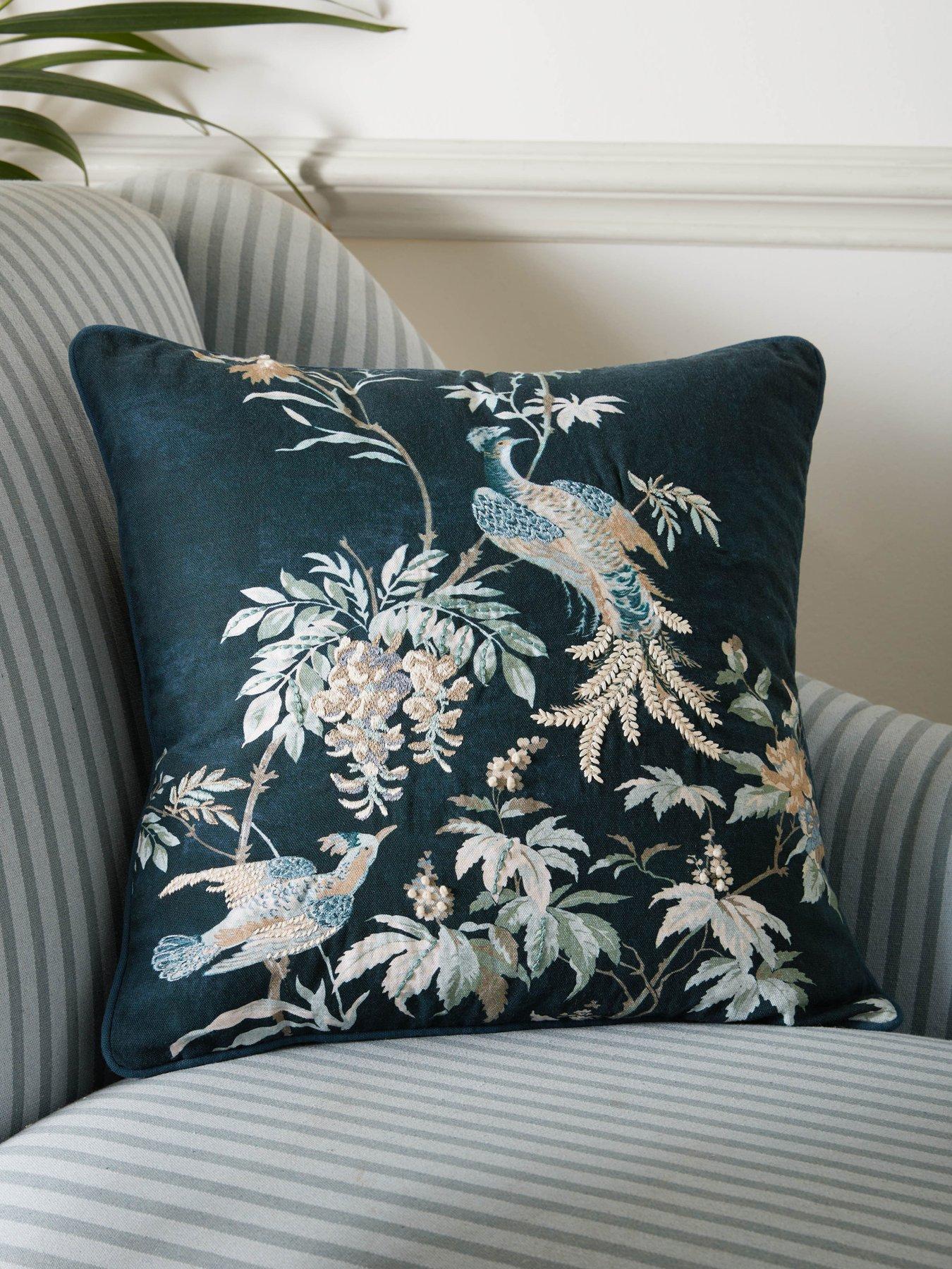 Laura Ashley Attleton Microfibre Filled Cushion 43cm X 43cm