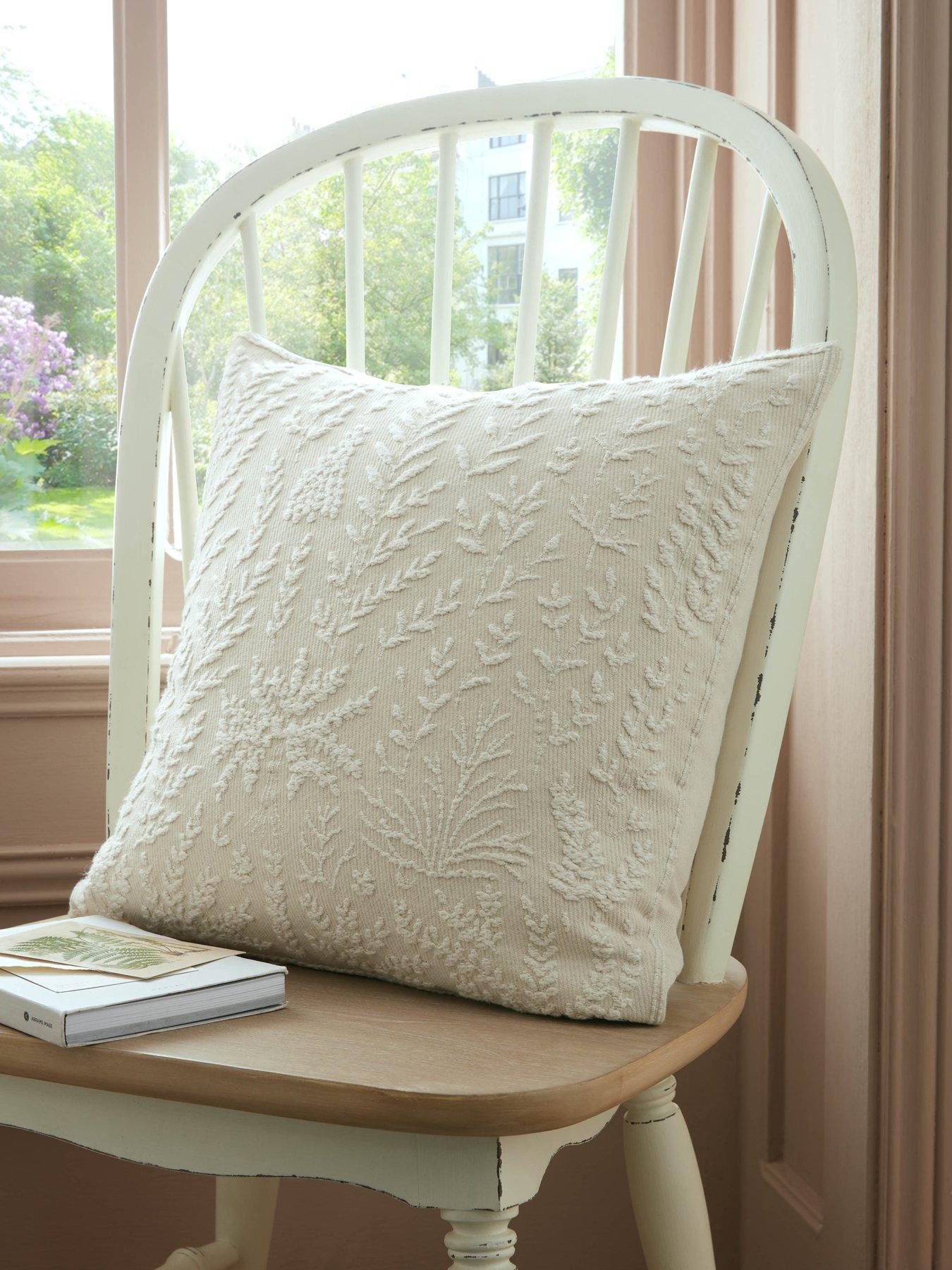Laura Ashley Felsham Microfibre Filled Cushion 50cm X 50cm