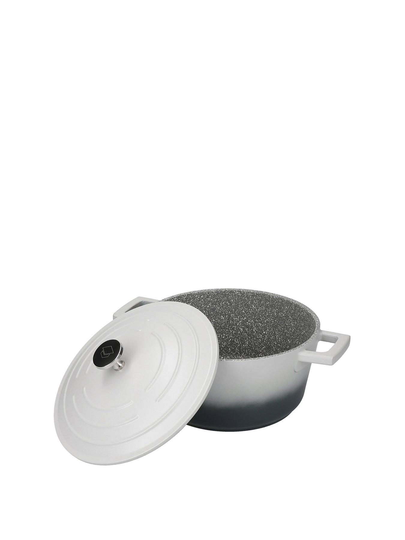 Image 2 of 7 of MasterClass 2.5 Litre Casserole Dish With Lid - Ombre Grey