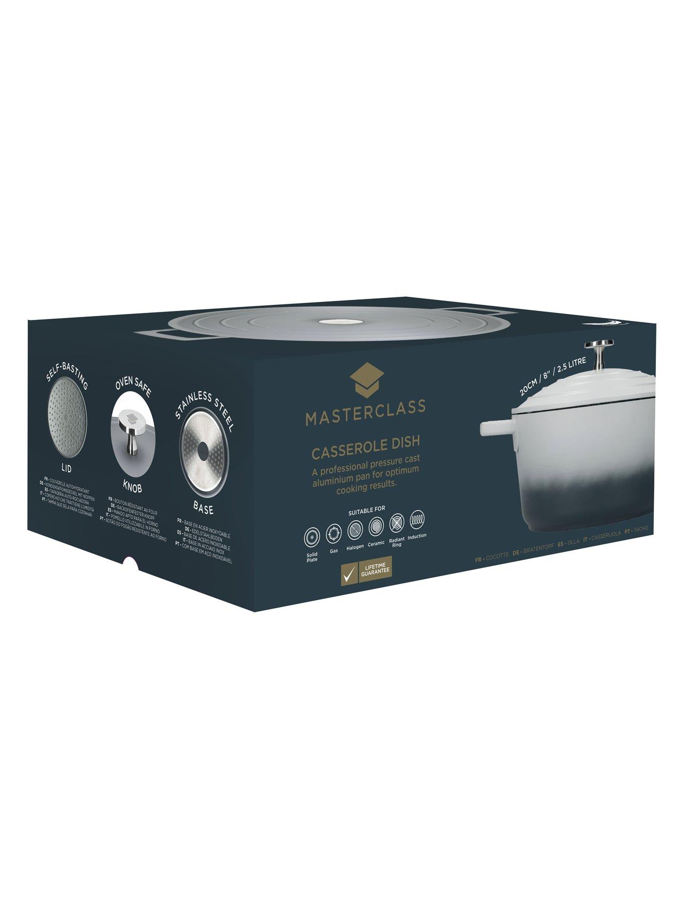 Image 6 of 7 of MasterClass 2.5 Litre Casserole Dish With Lid - Ombre Grey