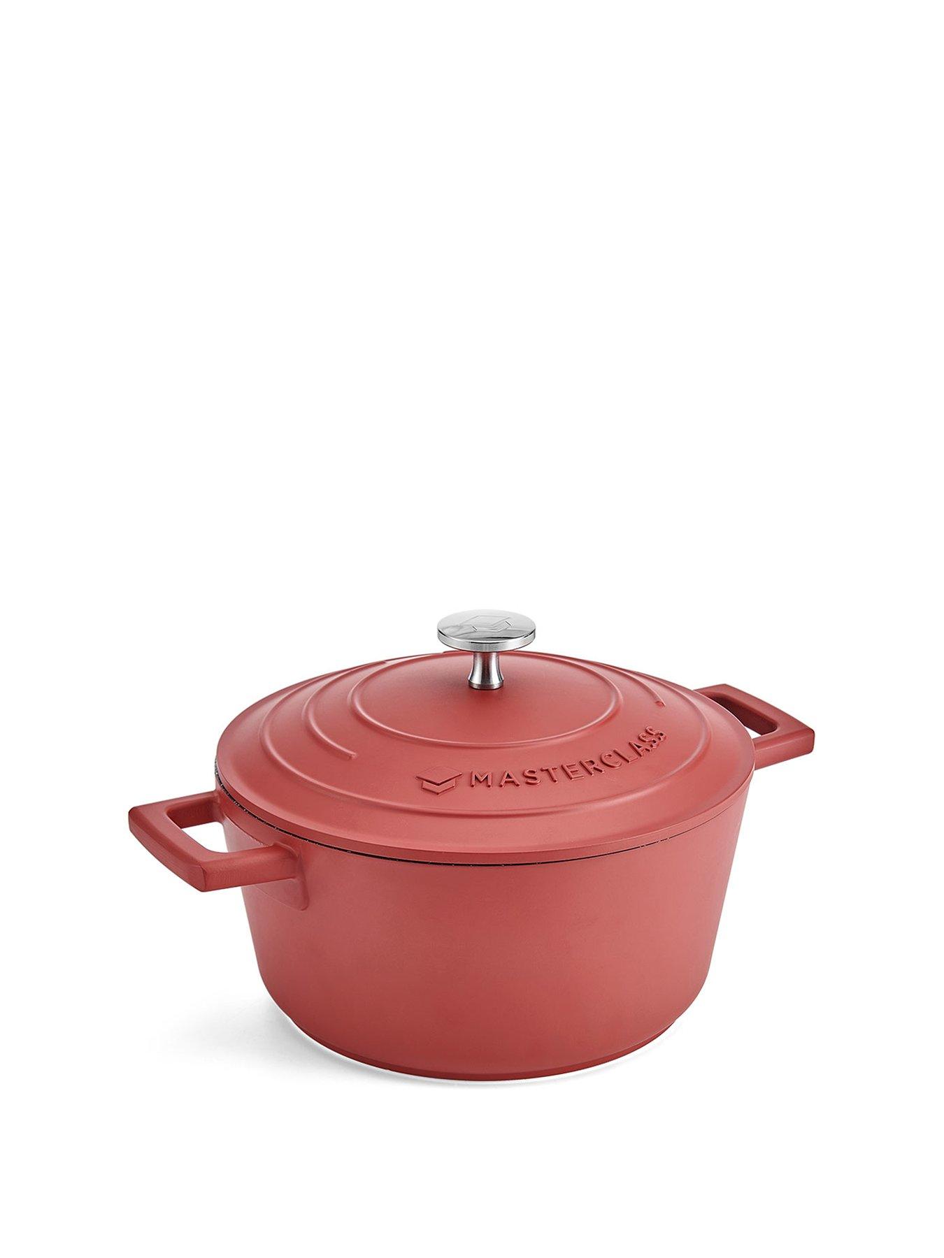 Image 2 of 7 of MasterClass 2.5 Litre Casserole Dish With Lid - Red