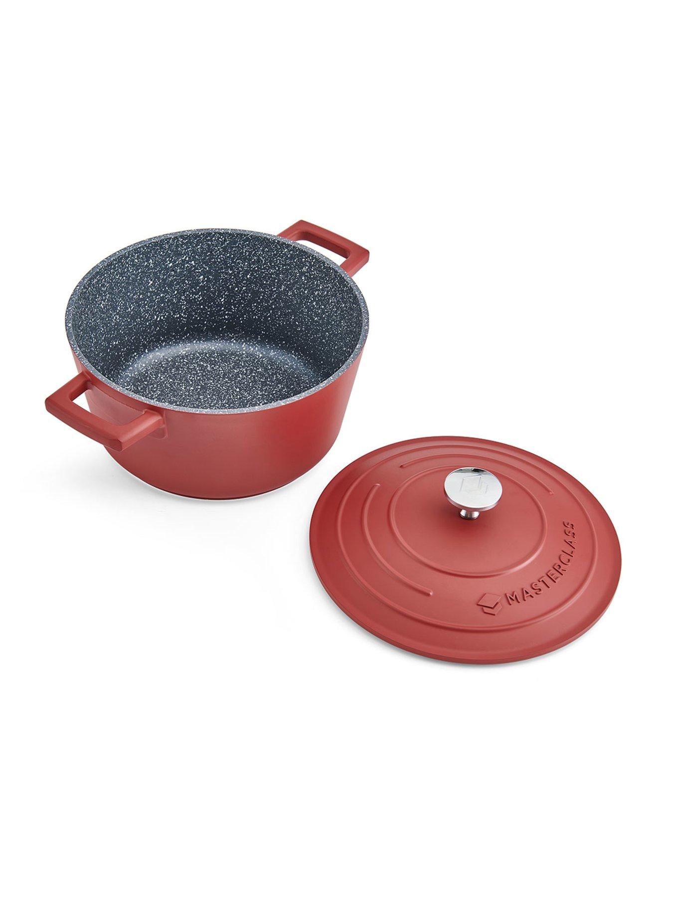 Image 3 of 7 of MasterClass 2.5 Litre Casserole Dish With Lid - Red