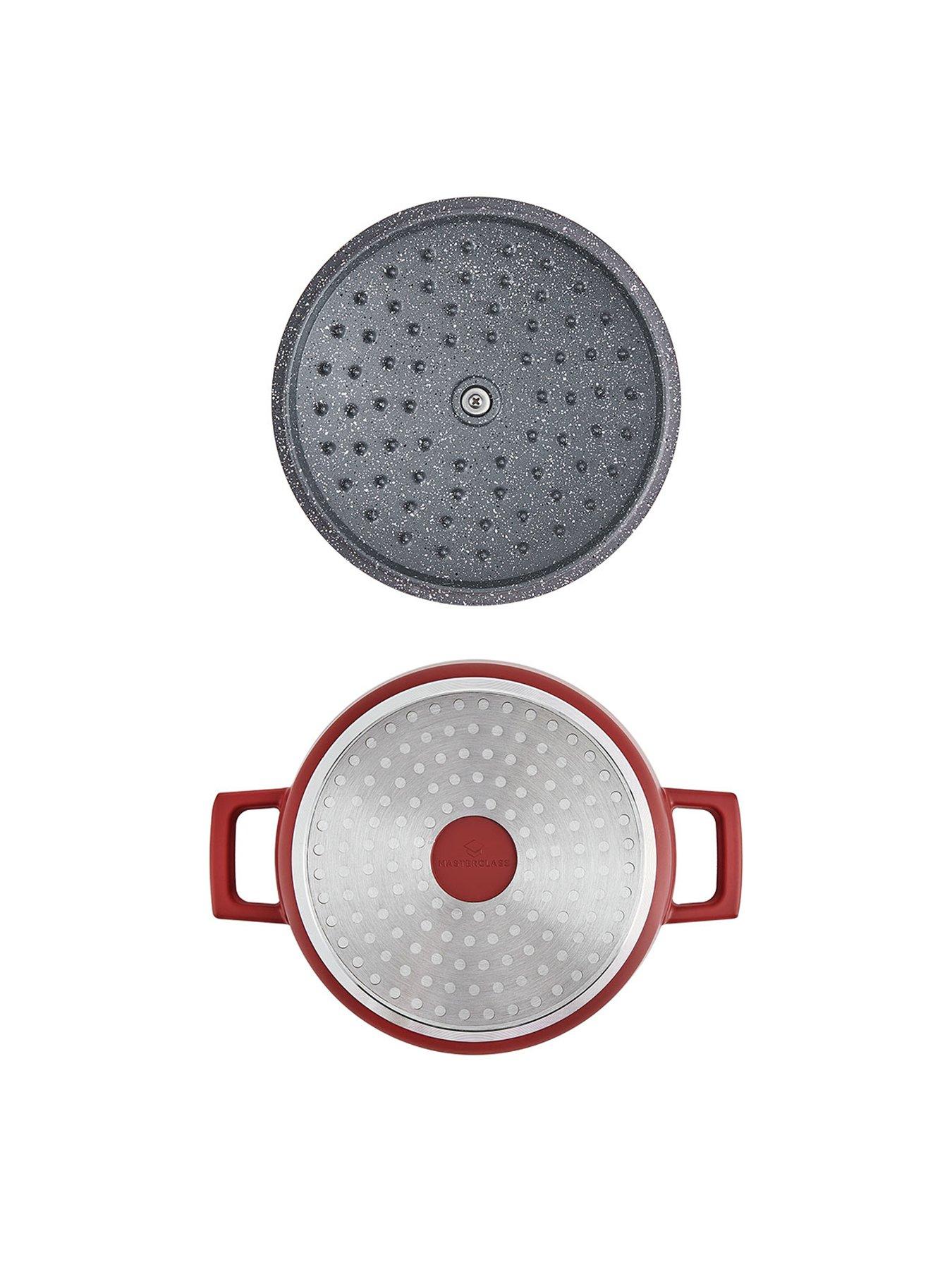 Image 4 of 7 of MasterClass 2.5 Litre Casserole Dish With Lid - Red