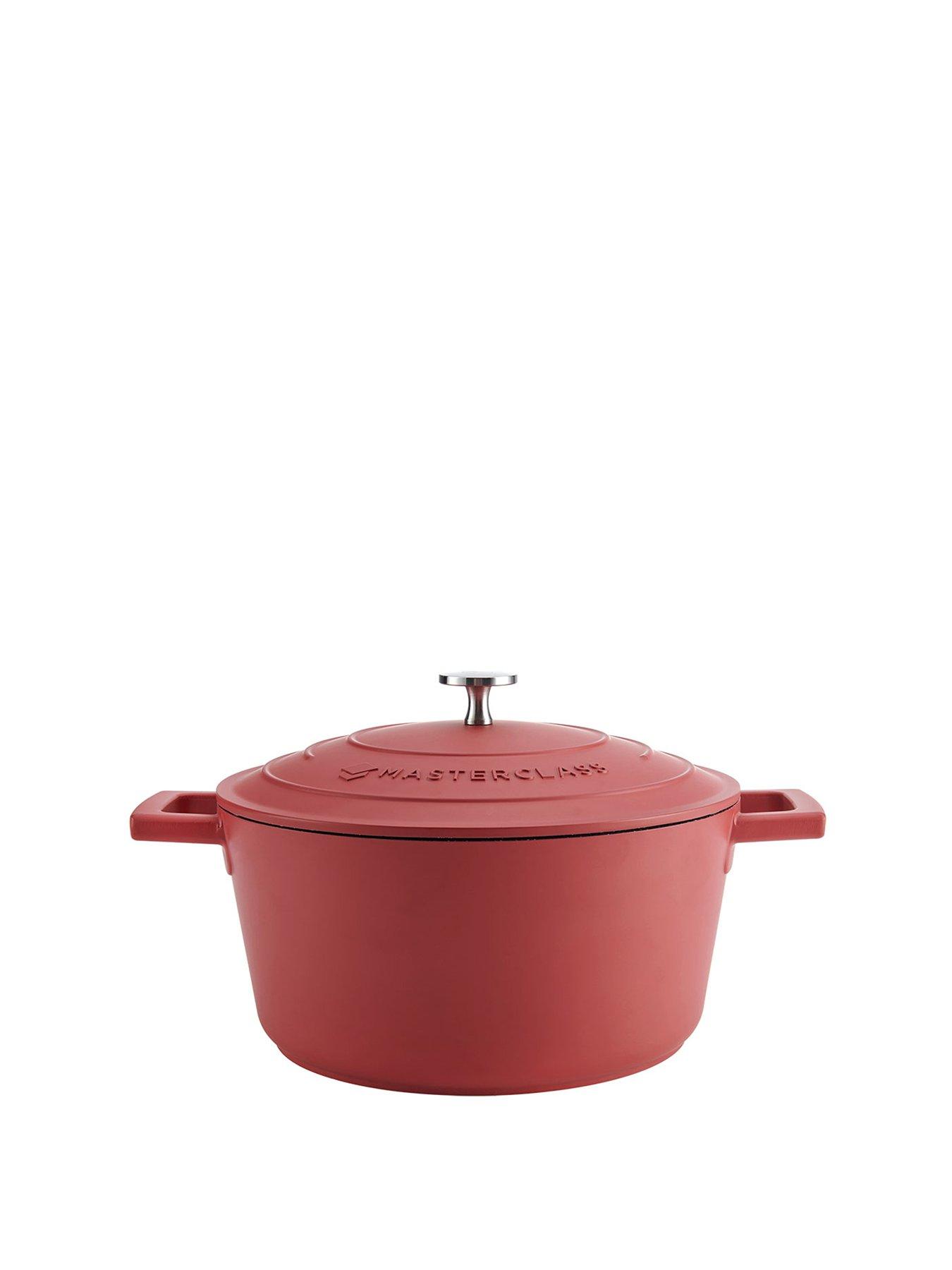 Image 2 of 7 of MasterClass 4 Litre Casserole Dish With Lid - Red