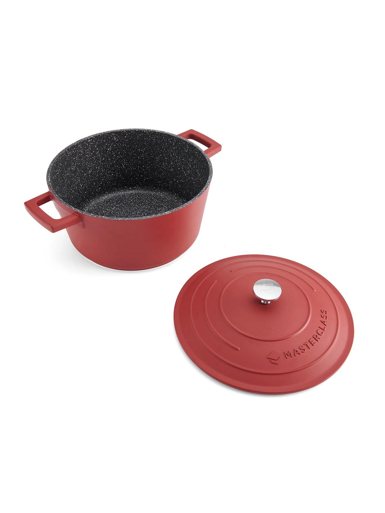 Image 3 of 7 of MasterClass 4 Litre Casserole Dish With Lid - Red