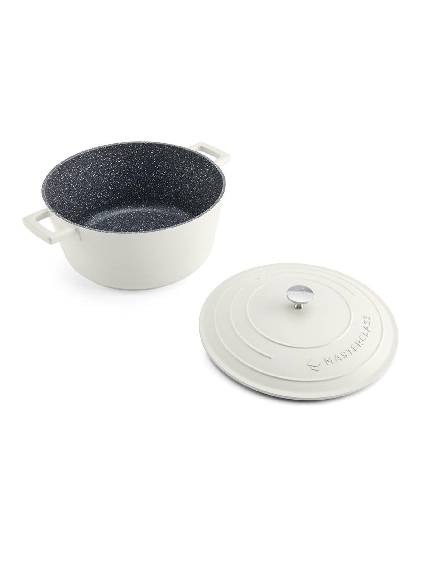 Image 3 of 8 of MasterClass Large 5 Litre Casserole Dish With Lid - Cream