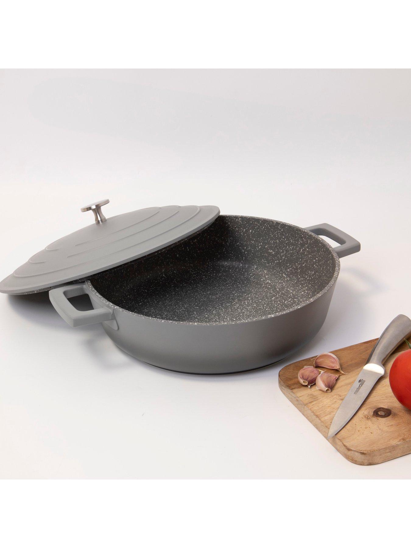 Image 3 of 7 of MasterClass Shallow 4 Litre Casserole Dish With Lid - Ombre Grey