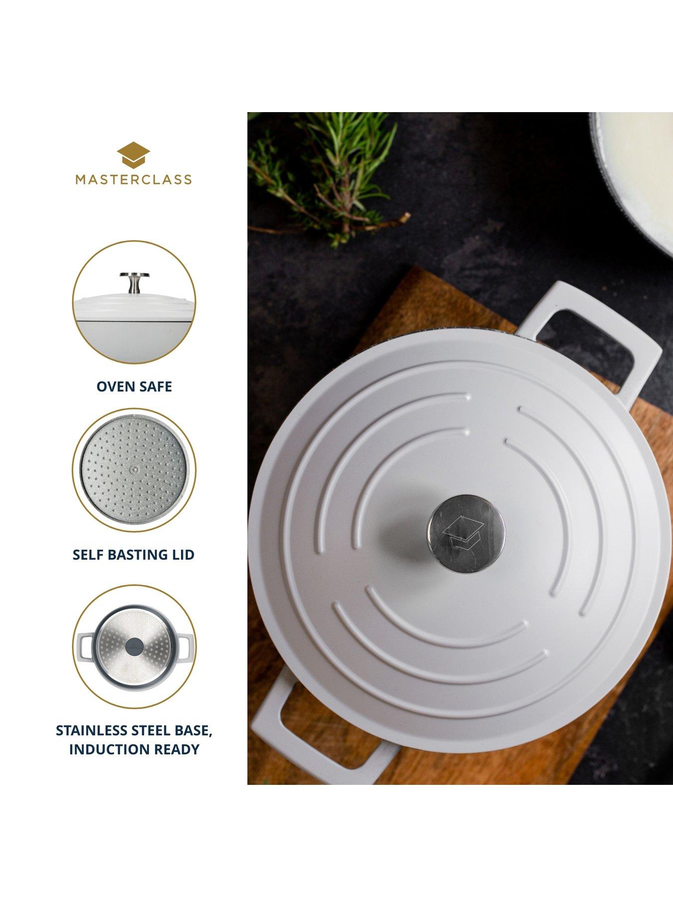 Image 6 of 7 of MasterClass Shallow 4 Litre Casserole Dish With Lid - Ombre Grey